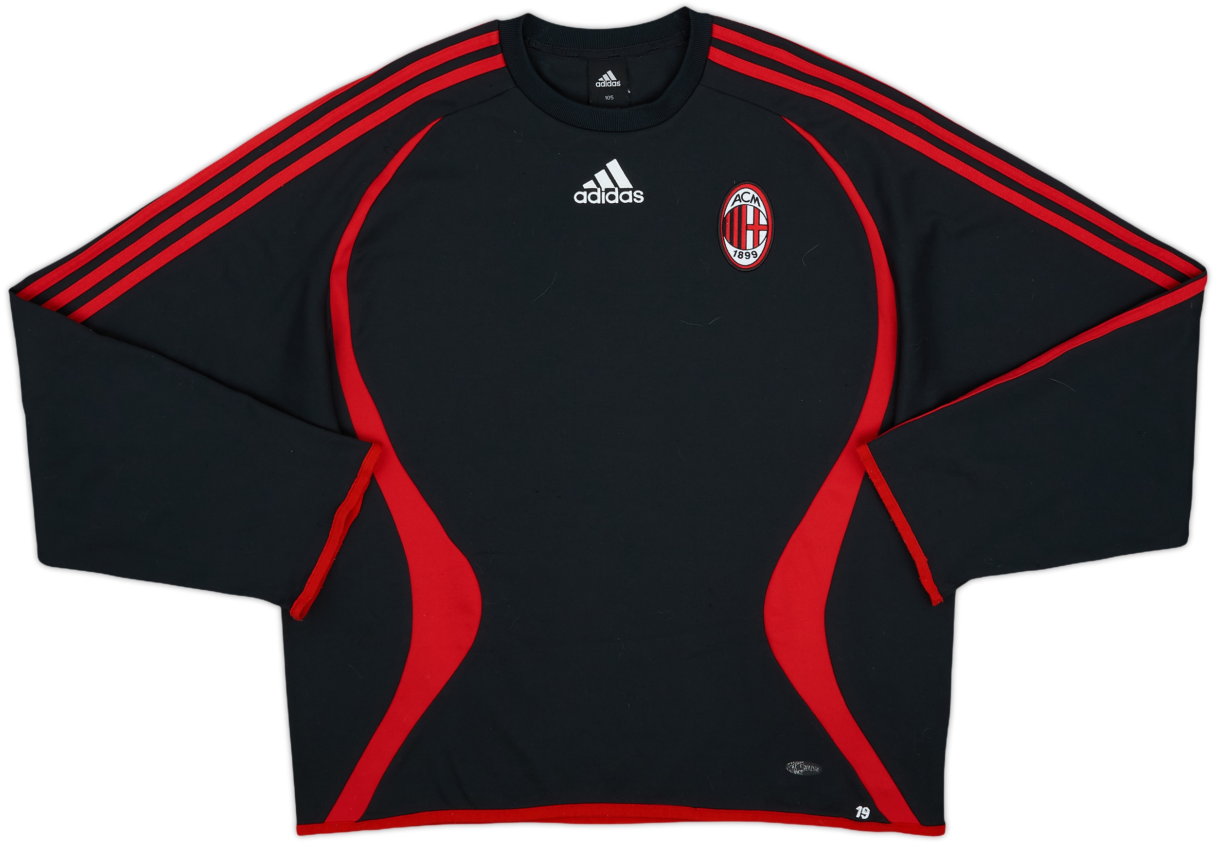 2006-07 AC Milan adidas Sweat Top - 6/10 - (XL)