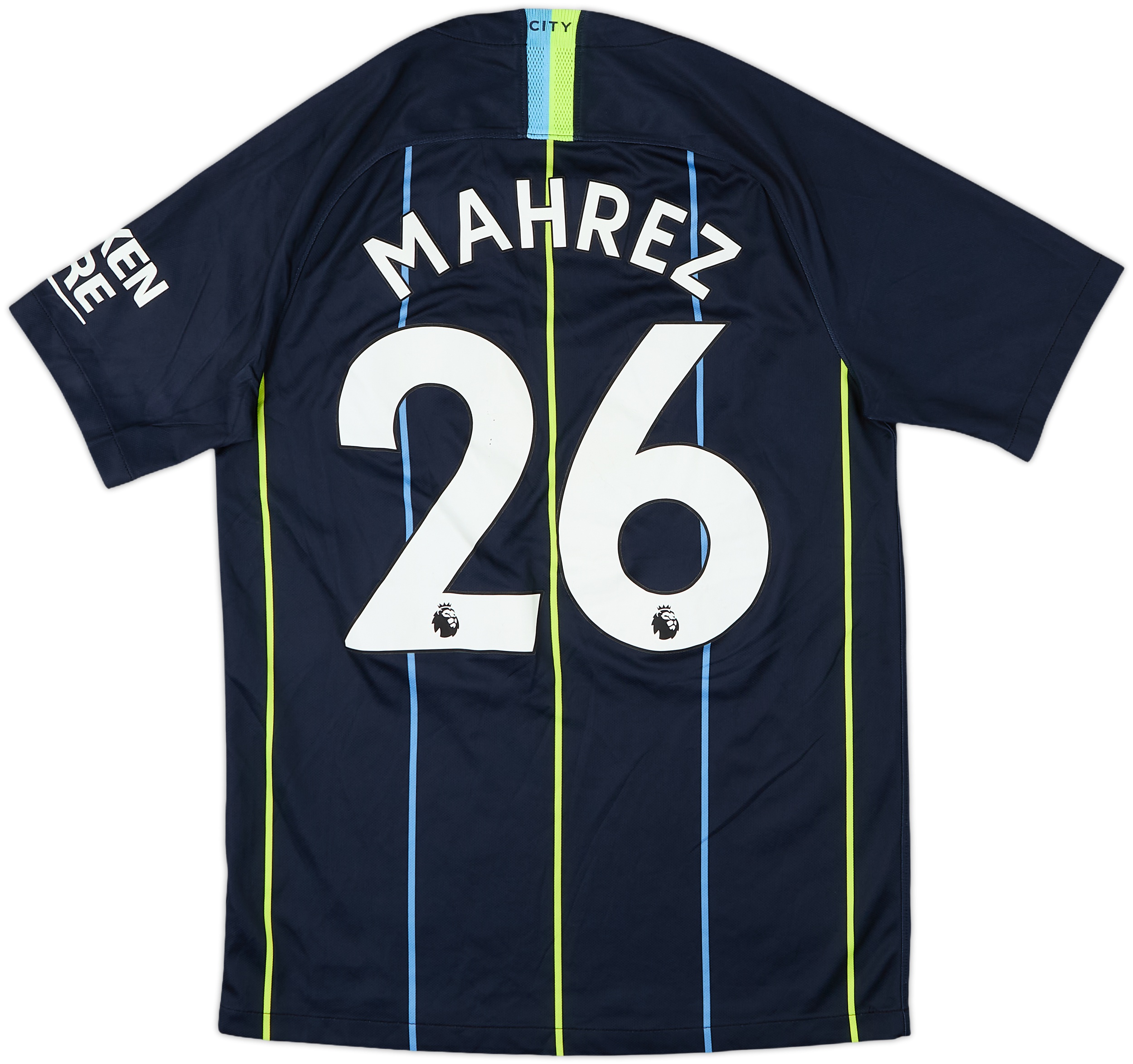 2018-19 Manchester City Away Shirt Mahrez #26 - 7/10 - (S)
