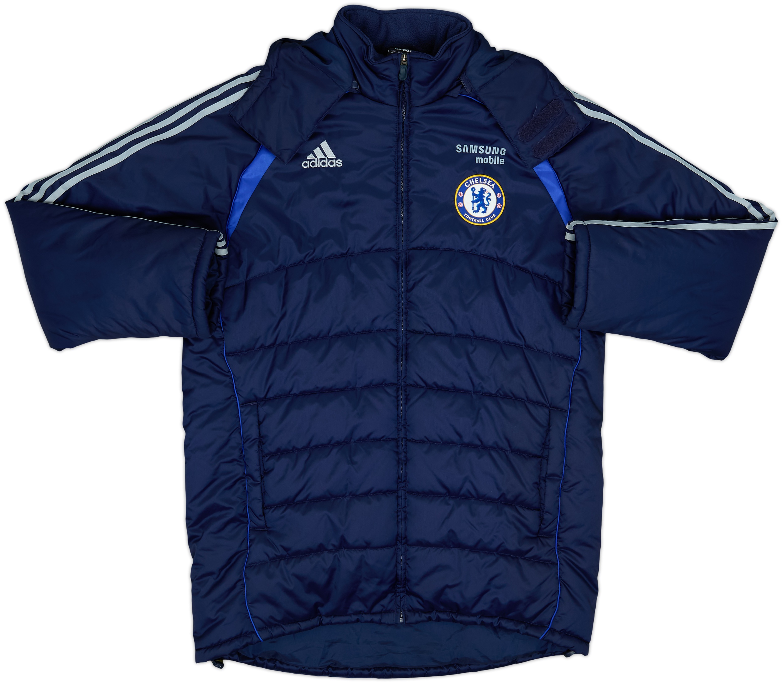 2006-07 Chelsea adidas Padded Bench Coat - 10/10 - (M)