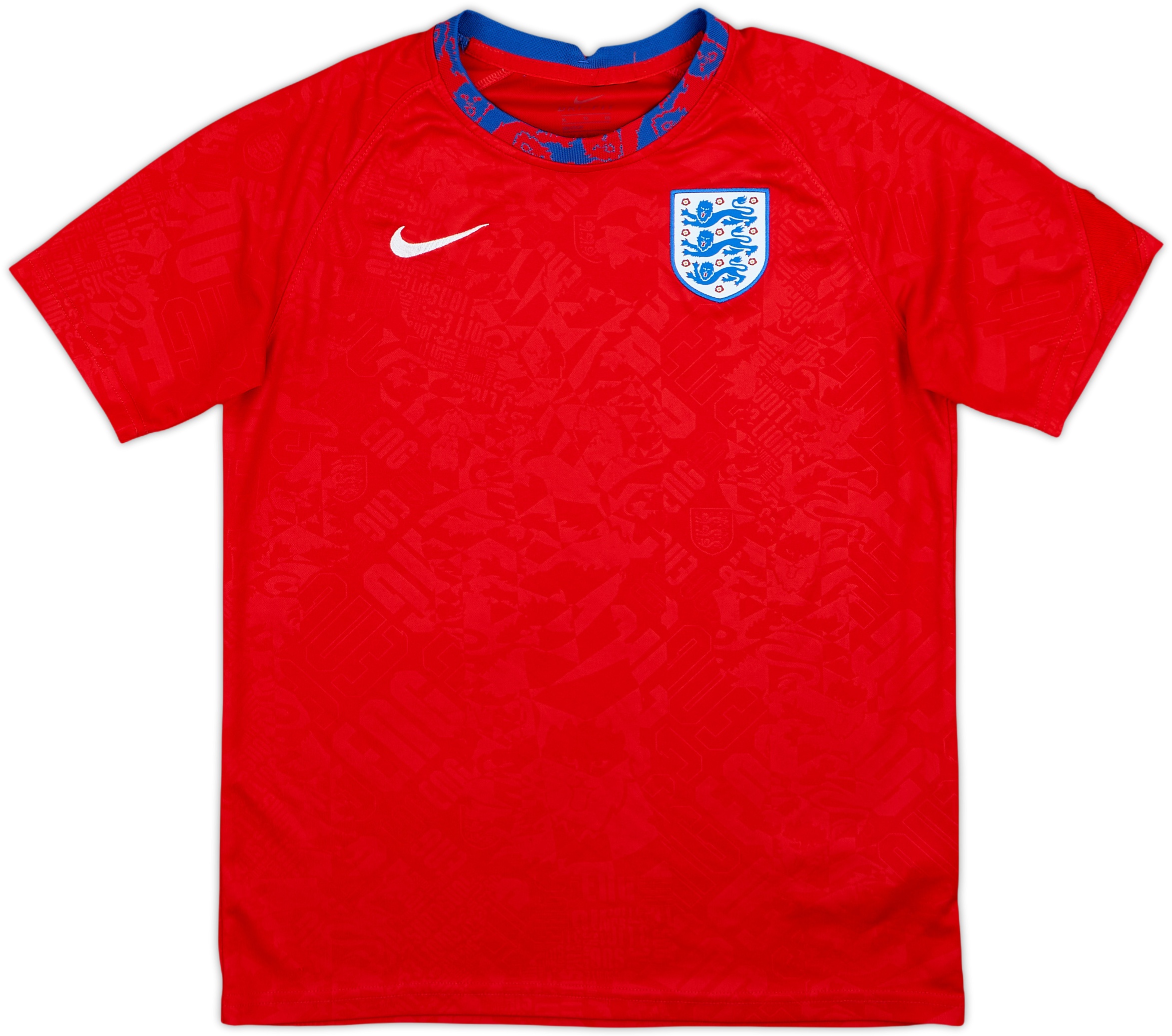 2020-21 England Umbro Training Shirt - 10/10 - (XL.Boys)