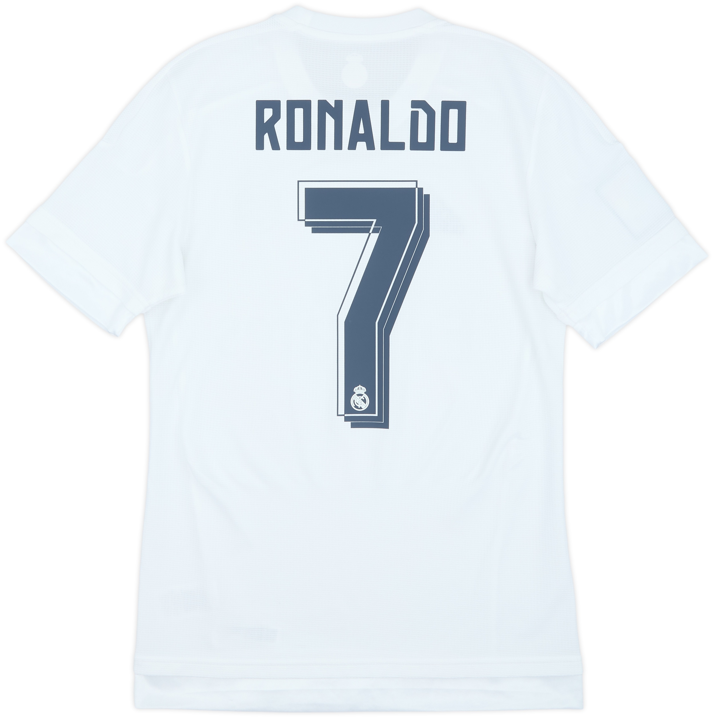 2015-16 Real Madrid Home Shirt Ronaldo #7 - 8/10 - (S)