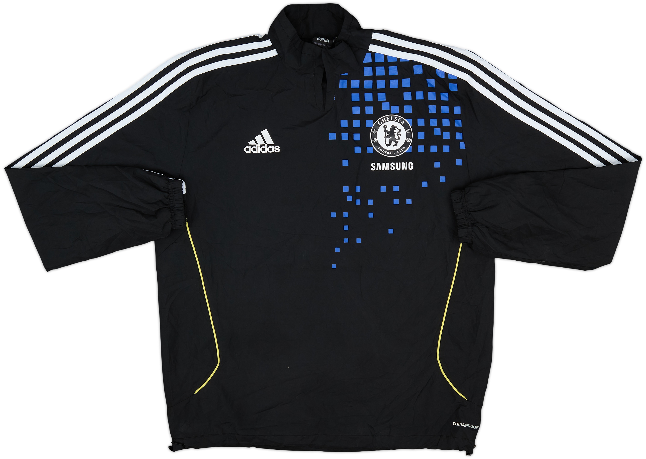 2011-12 Chelsea adidas 1/4 Zip Drill Top - 8/10 - (M)