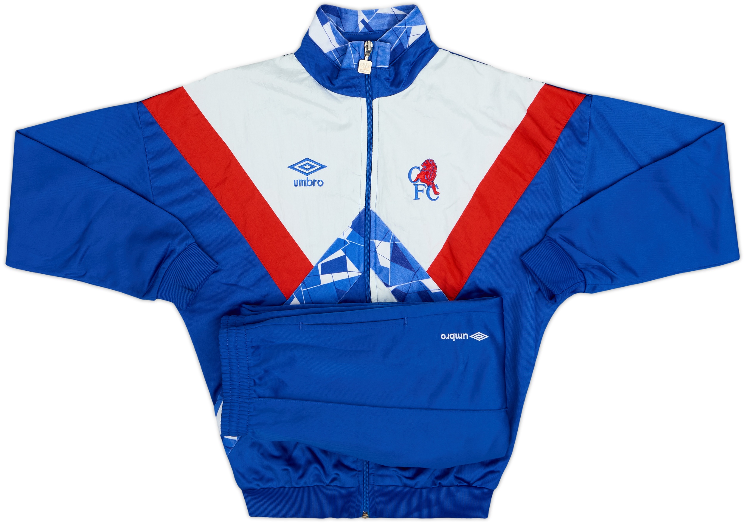 ChelseaFC Umbro ジャージ 1994-95 Chelsea Umbro Full Tracksuit - 9/10 - (L.Boys)
