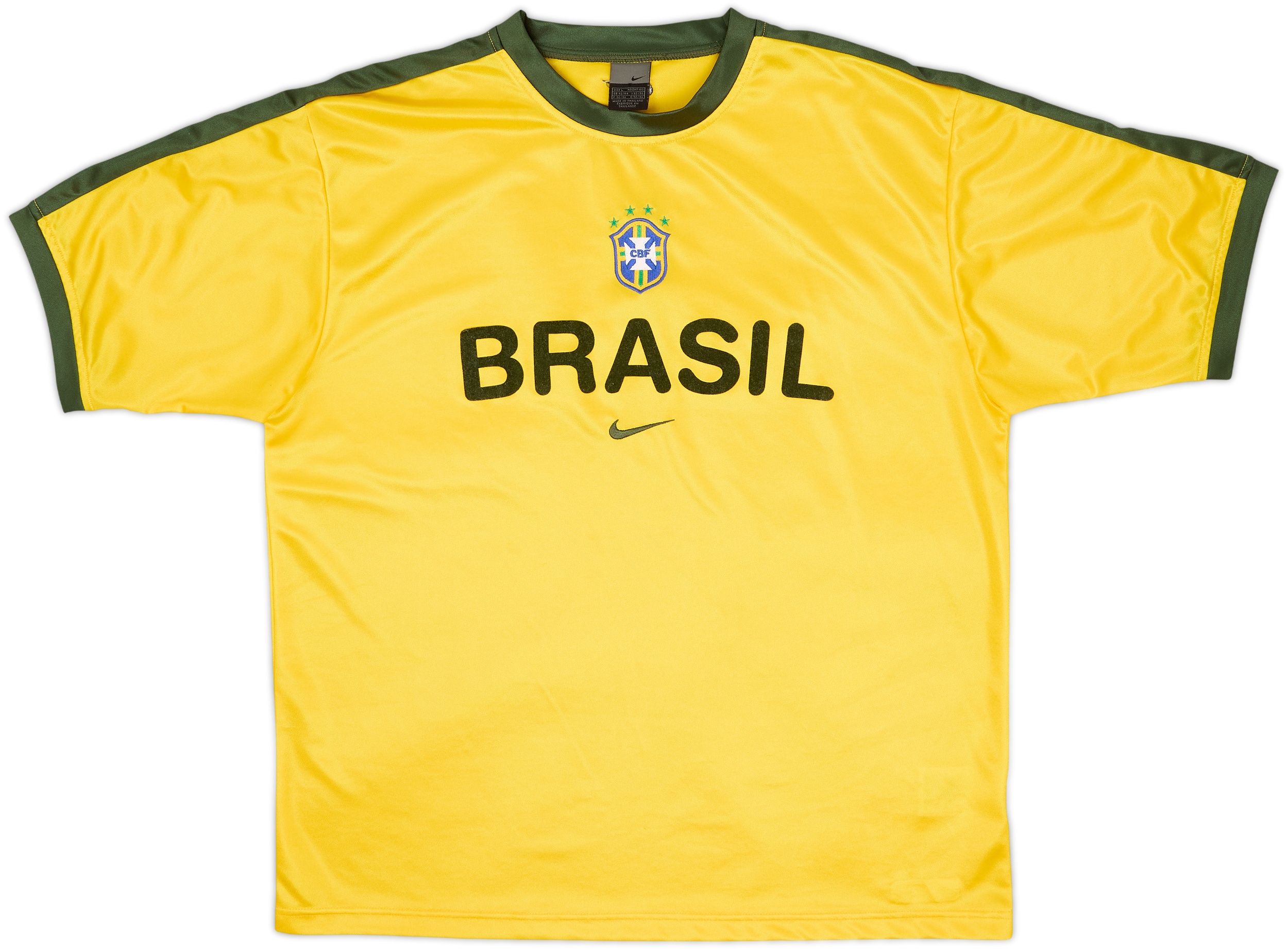 2002 Brazil Nike Training Shirt - 9/10 - (L)