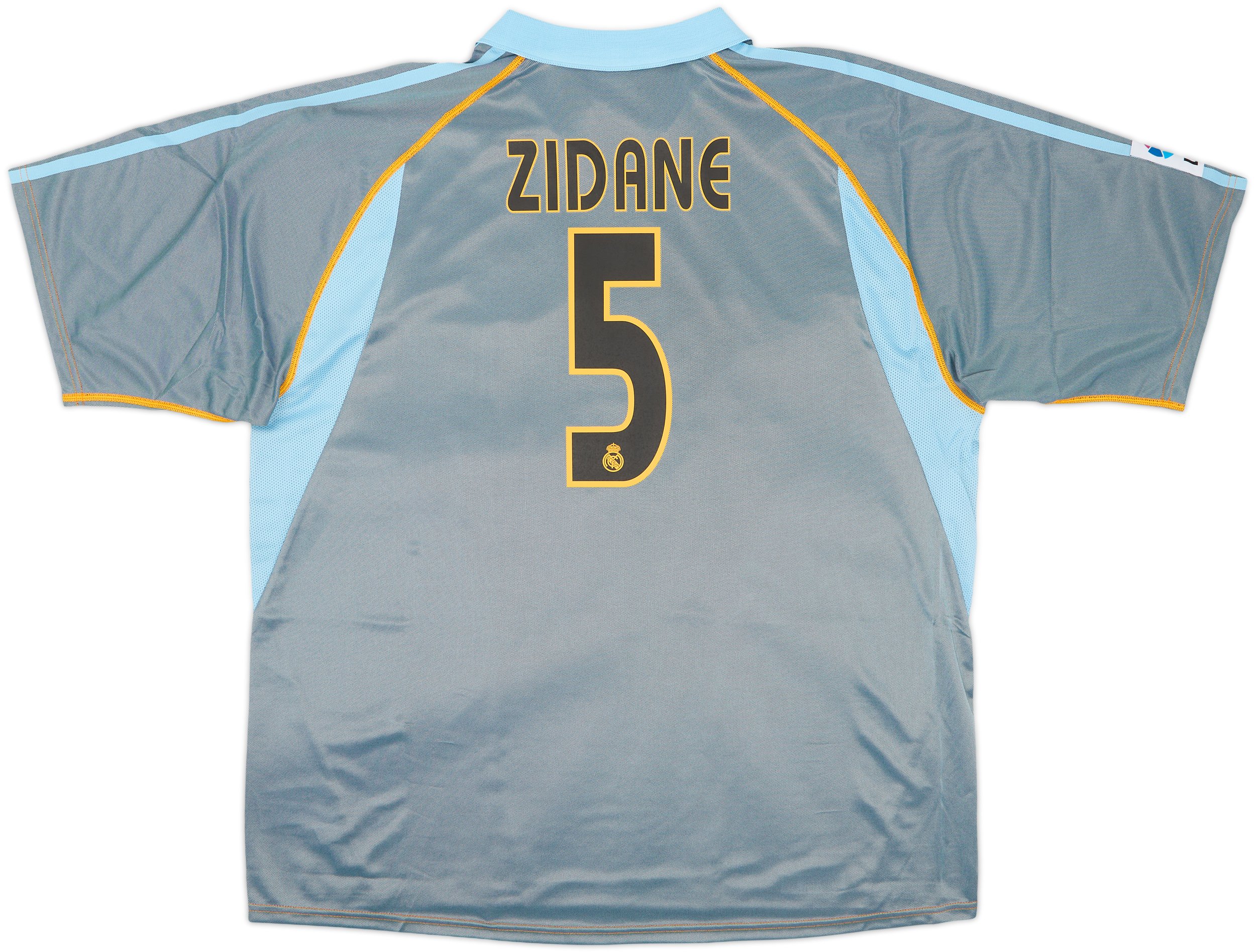 【激レア】Real Madrid 2003/2004 Varsace 2003-04 Real Madrid Third Shirt Zidane #5 (L)