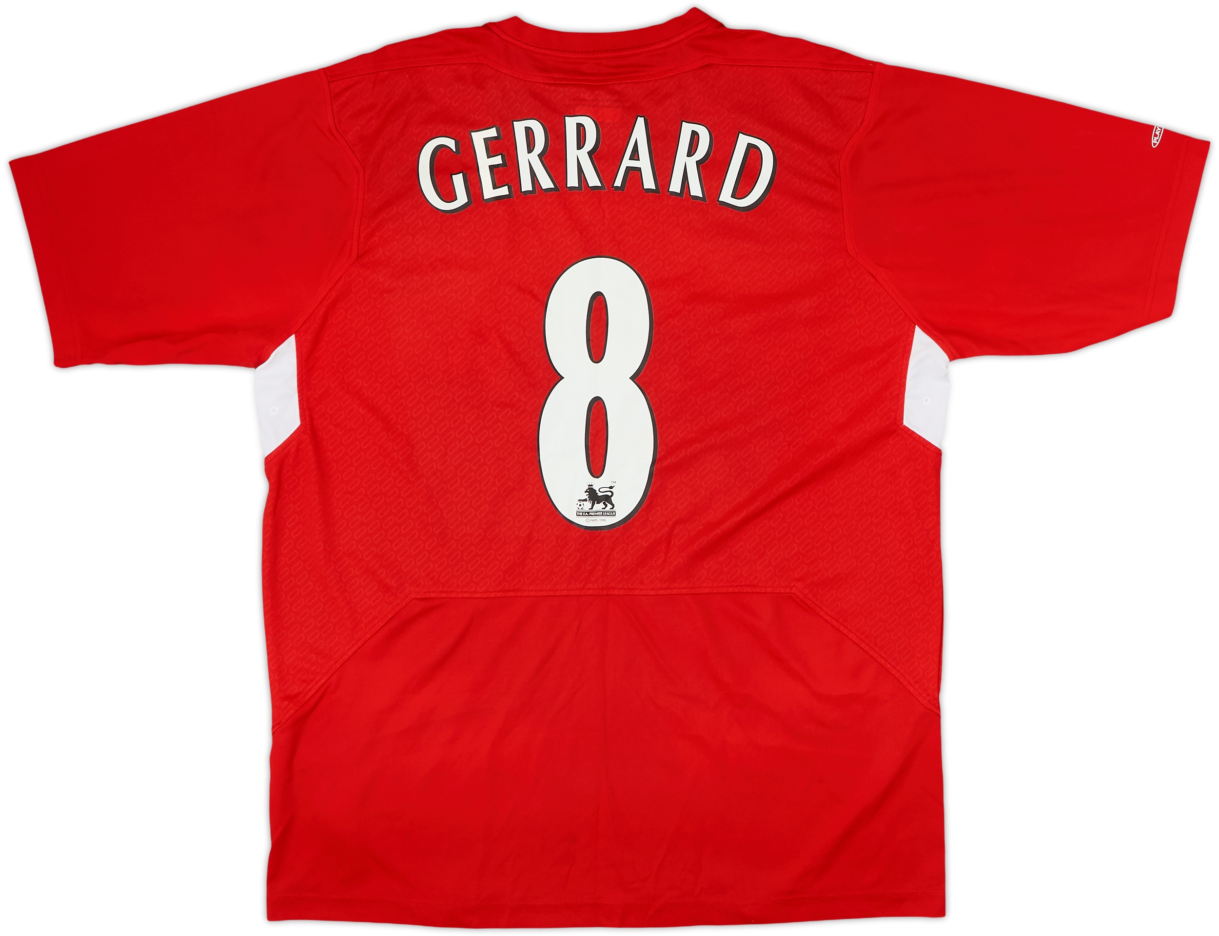 2004-06 Liverpool Home Shirt Gerrard #8 - 6/10 - (L)