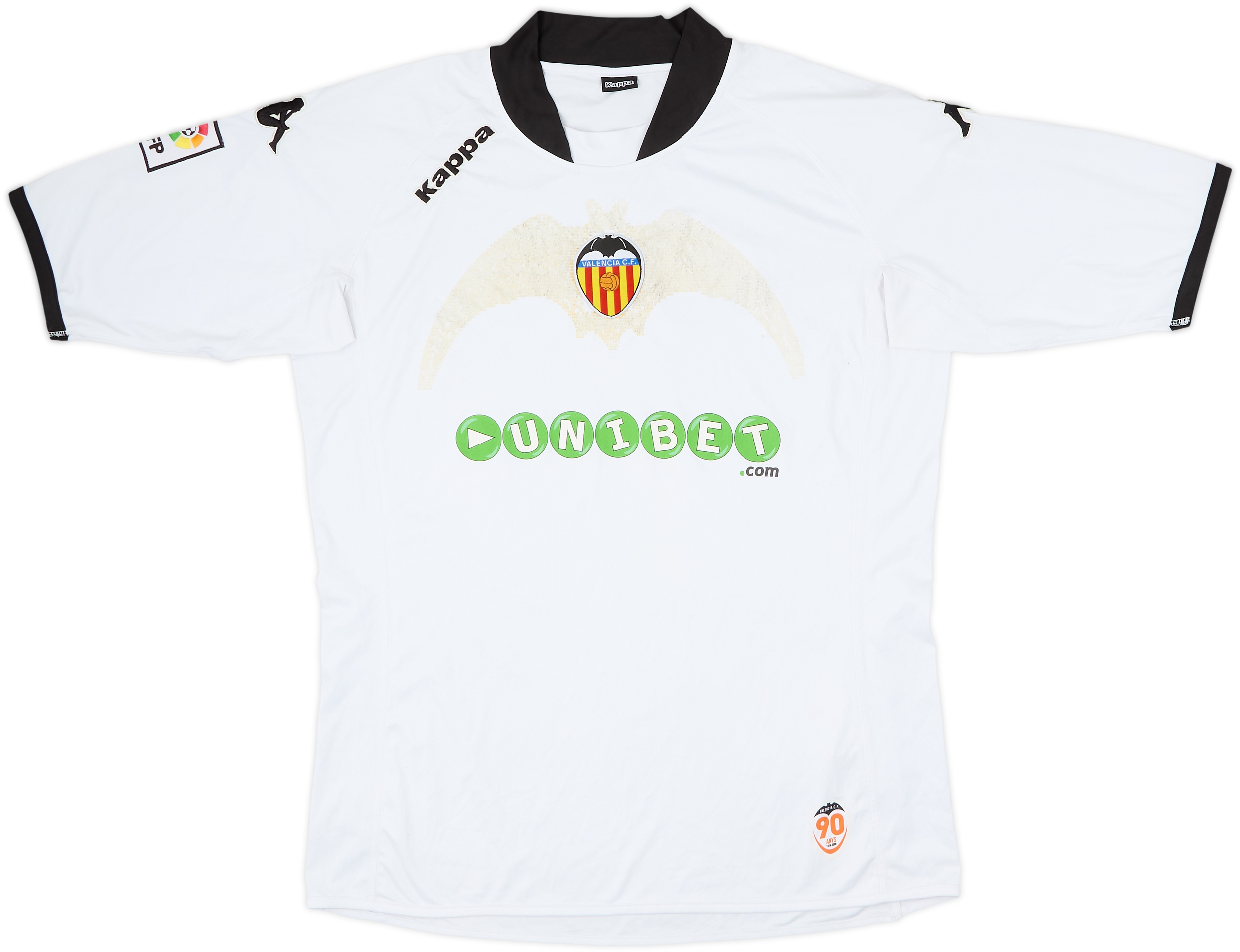 2009-10 Valencia Home Shirt - 6/10 - (XXL)