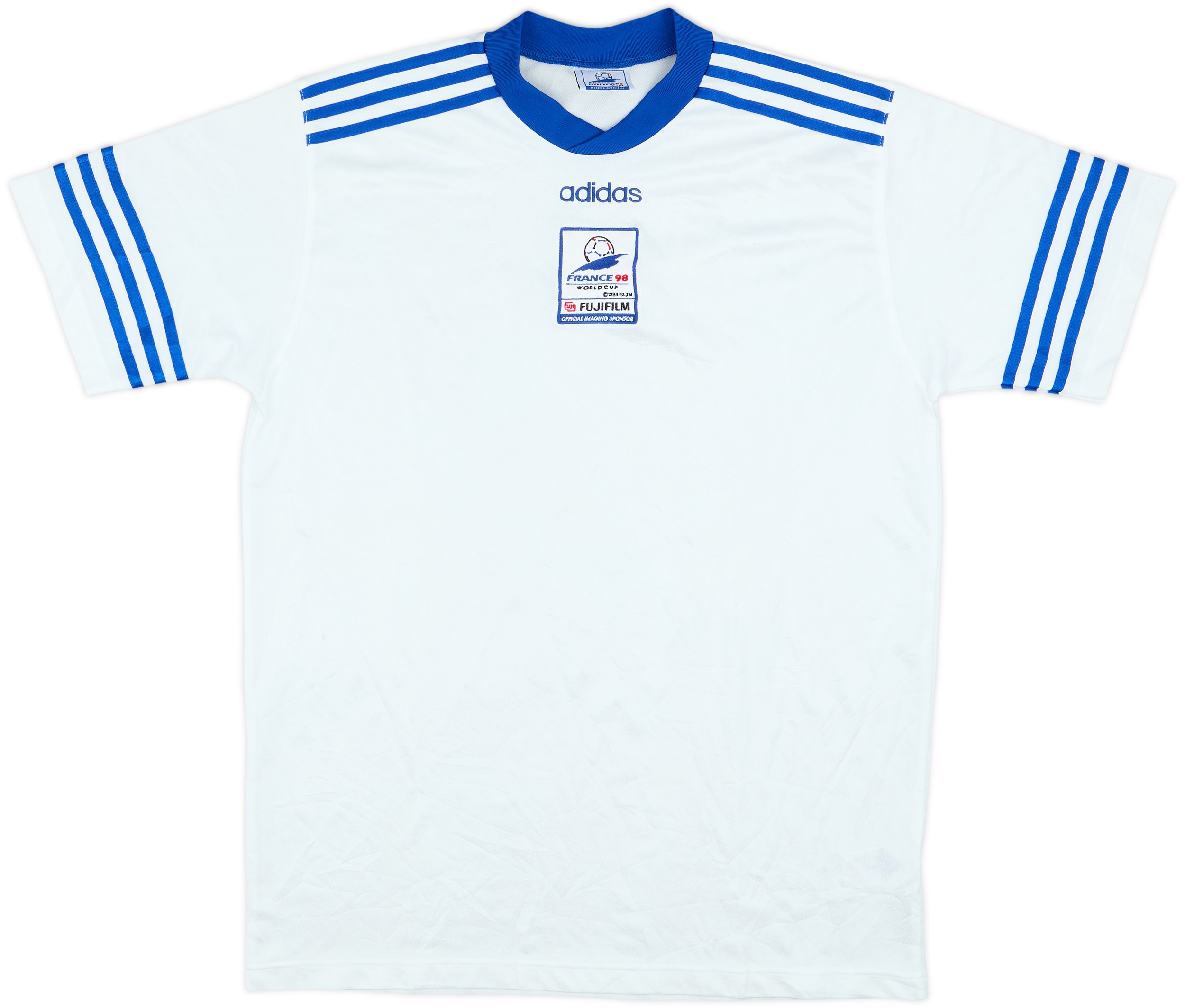 1998 France adidas Coupe de Monde Training Shirt - 8/10 - (L/XL)
