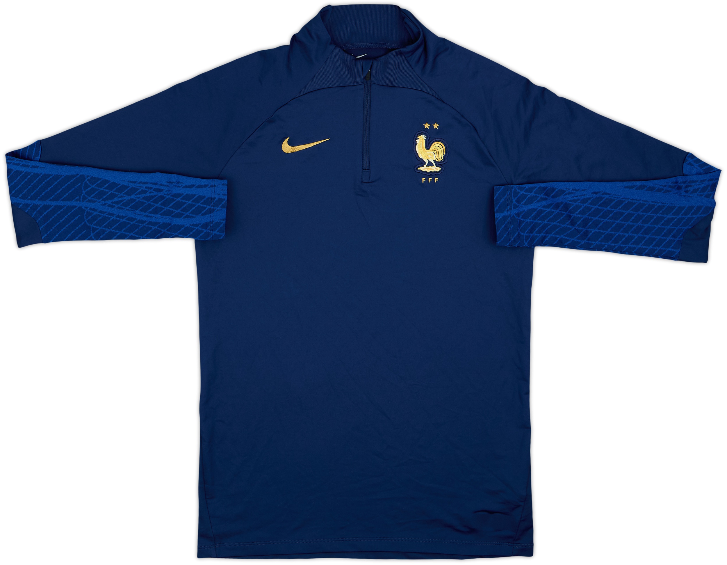 2022-23 France Nike 1/4 Zip Drill Top - 8/10 - (S)
