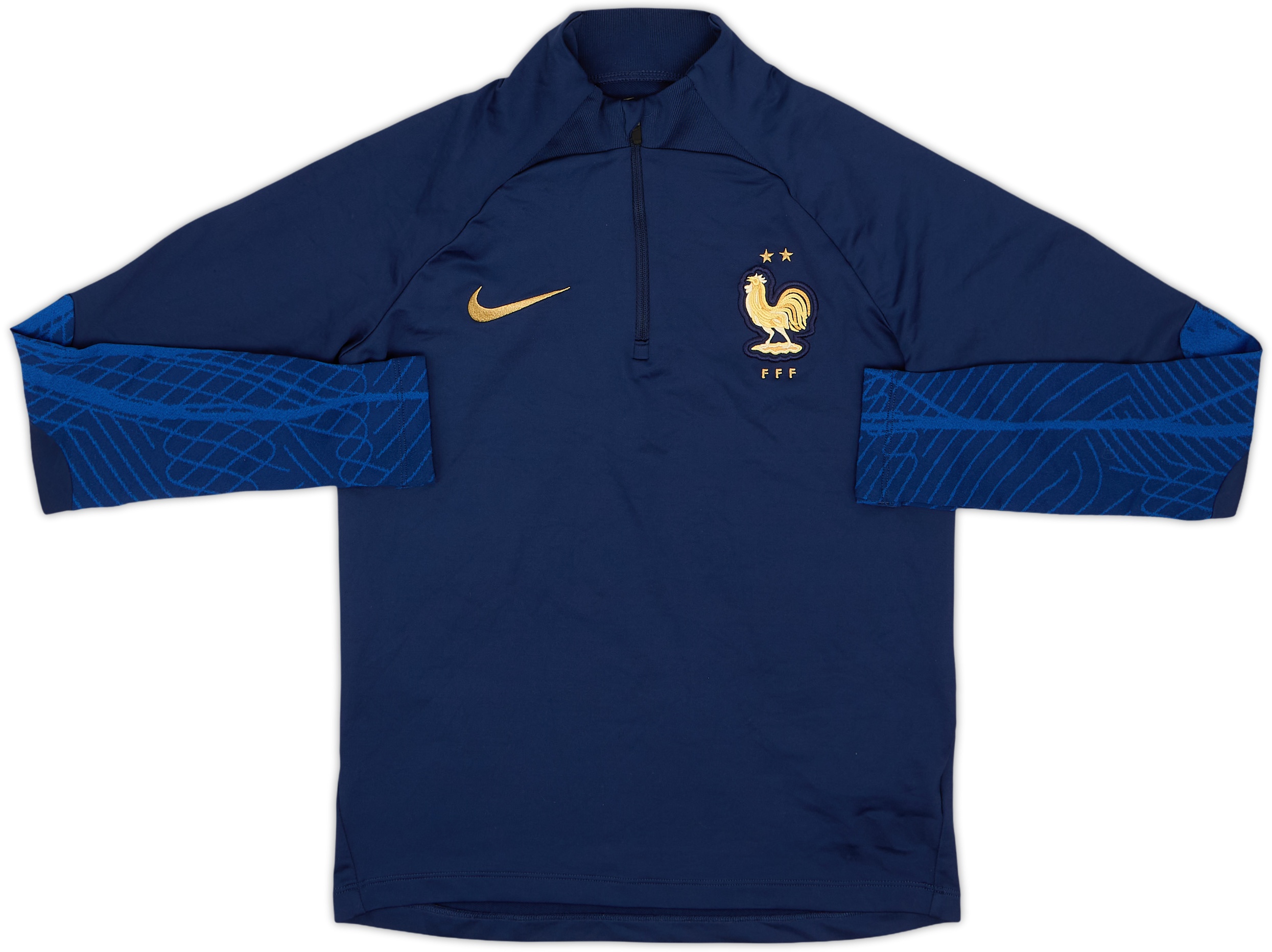 2022-23 France Nike 1/4 Zip Drill Top - 8/10 - (M.Boys)