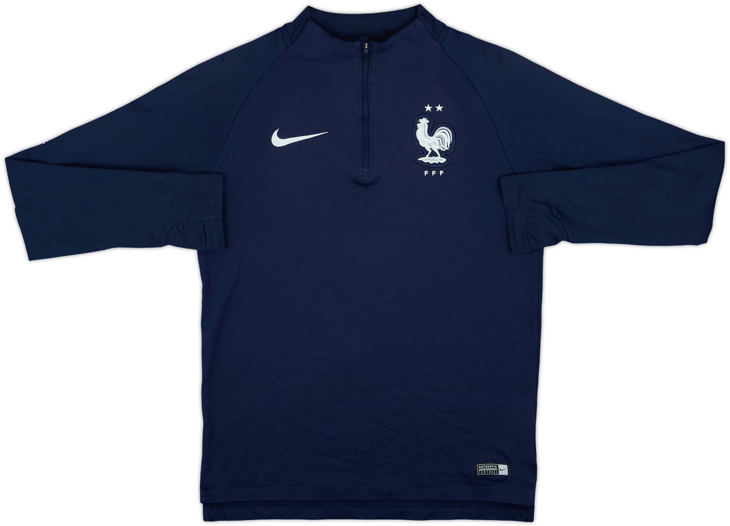 Nike フランス代表 2018 ワールドカップ ジャージ サイズXL 2018-19 France Nike 1/4 Zip Training Top - 8/10 - (S)