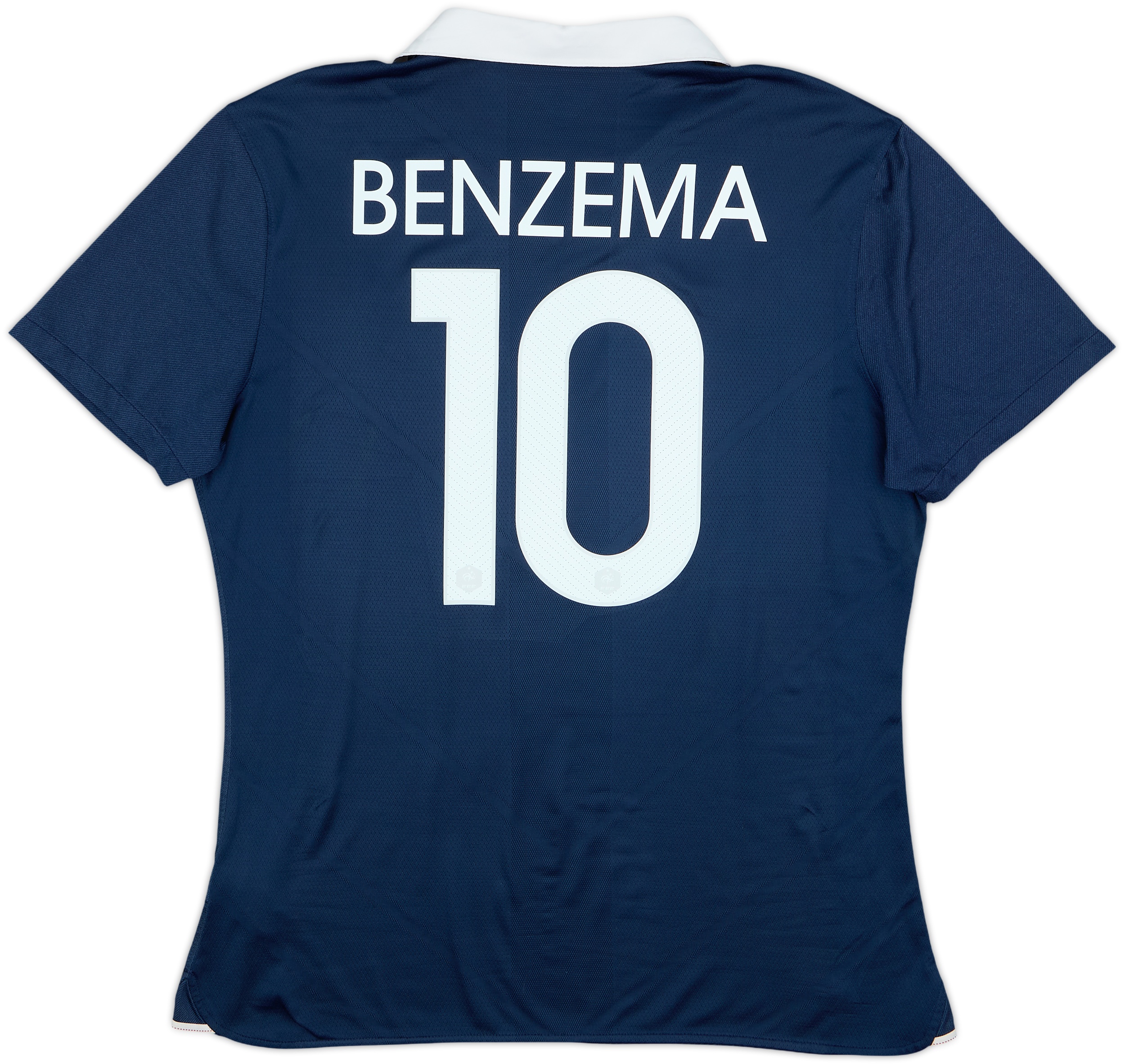 2014-15 France Authentic Home Shirt Benzema #10 - 7/10 - (XL)