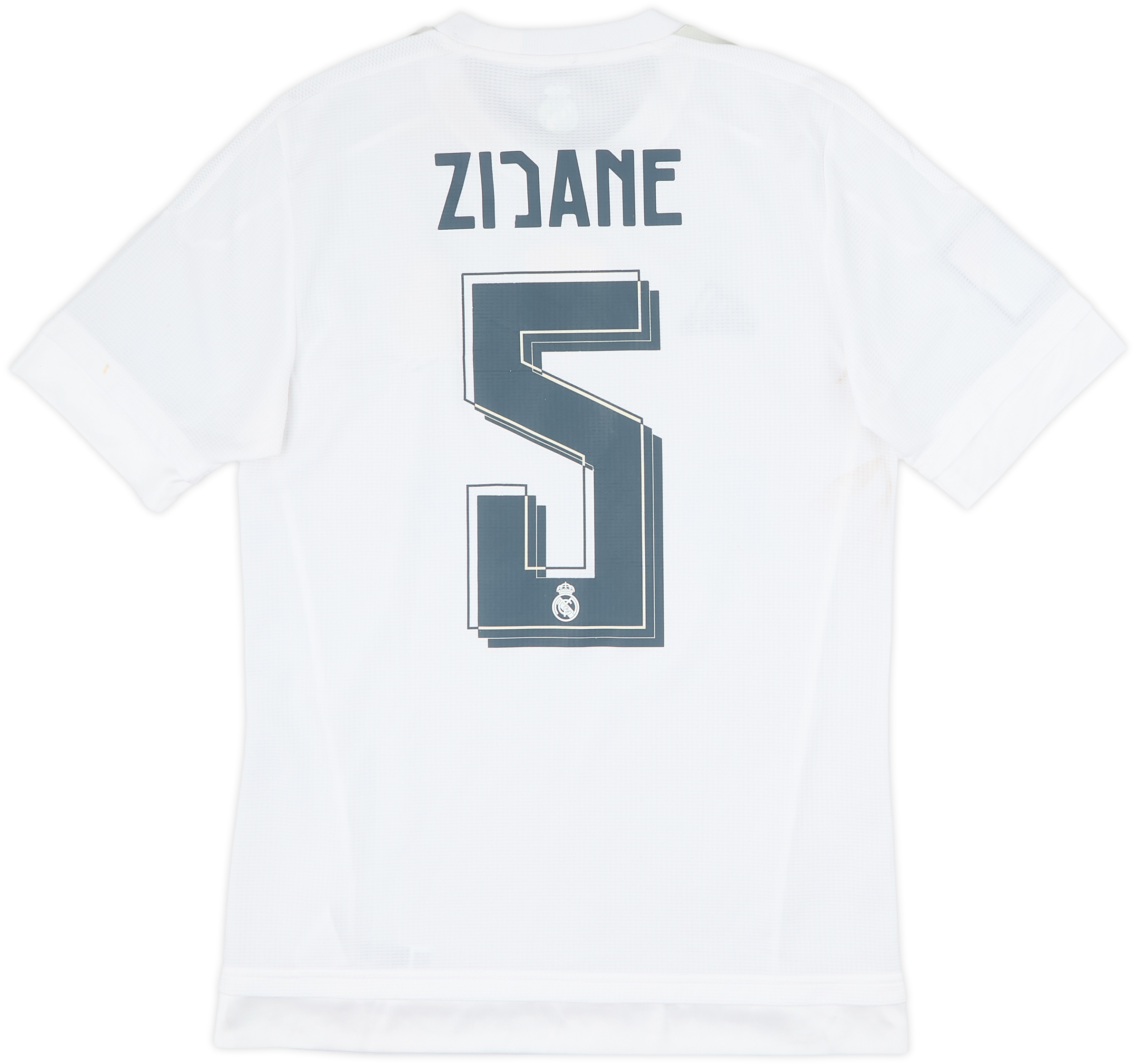 2015-16 Real Madrid Home Shirt Zidane #5 - 4/10 - (S)