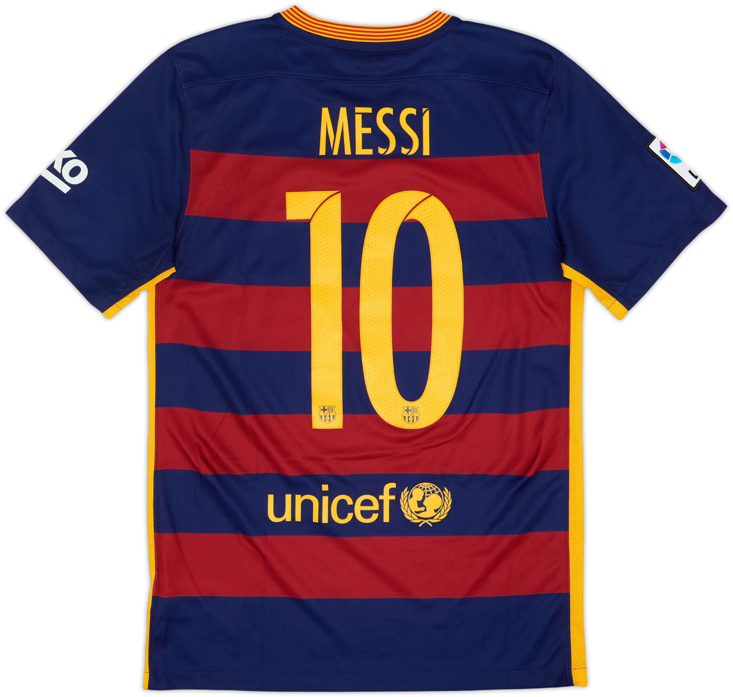 2015-16 Barcelona Home Shirt Messi #10 - 9/10 - (S)