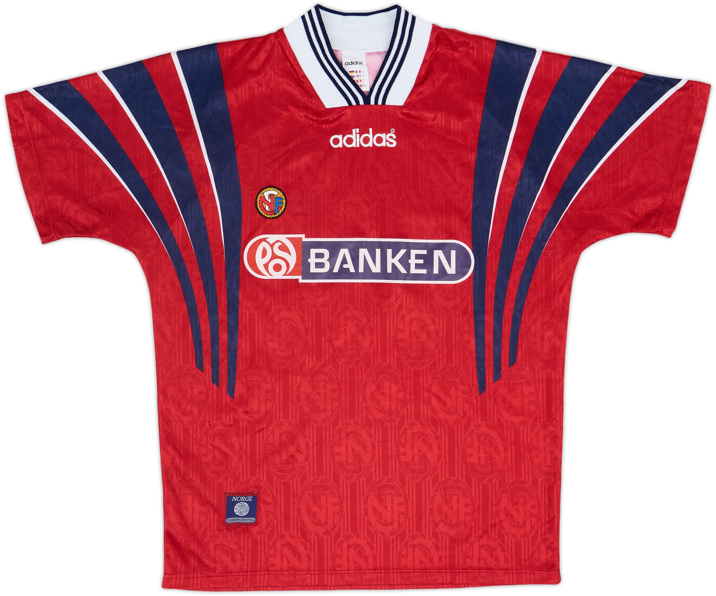 1996-97 Norway Player Issue Training/Home Shirt #13 - 6/10 - (M)