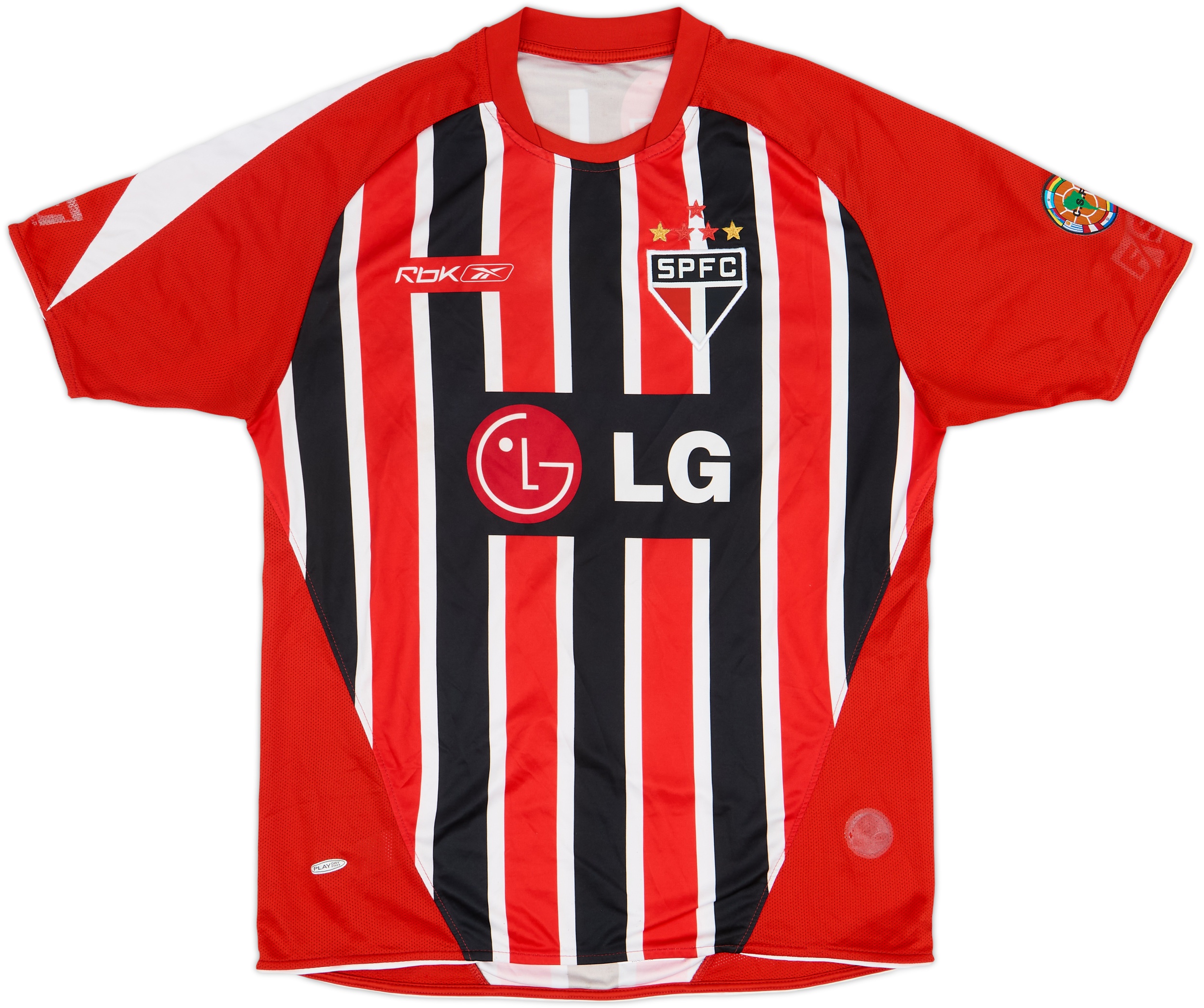 São Paulo F.C 2006年　Reebok サッカーシャツ　#7 280426104394-