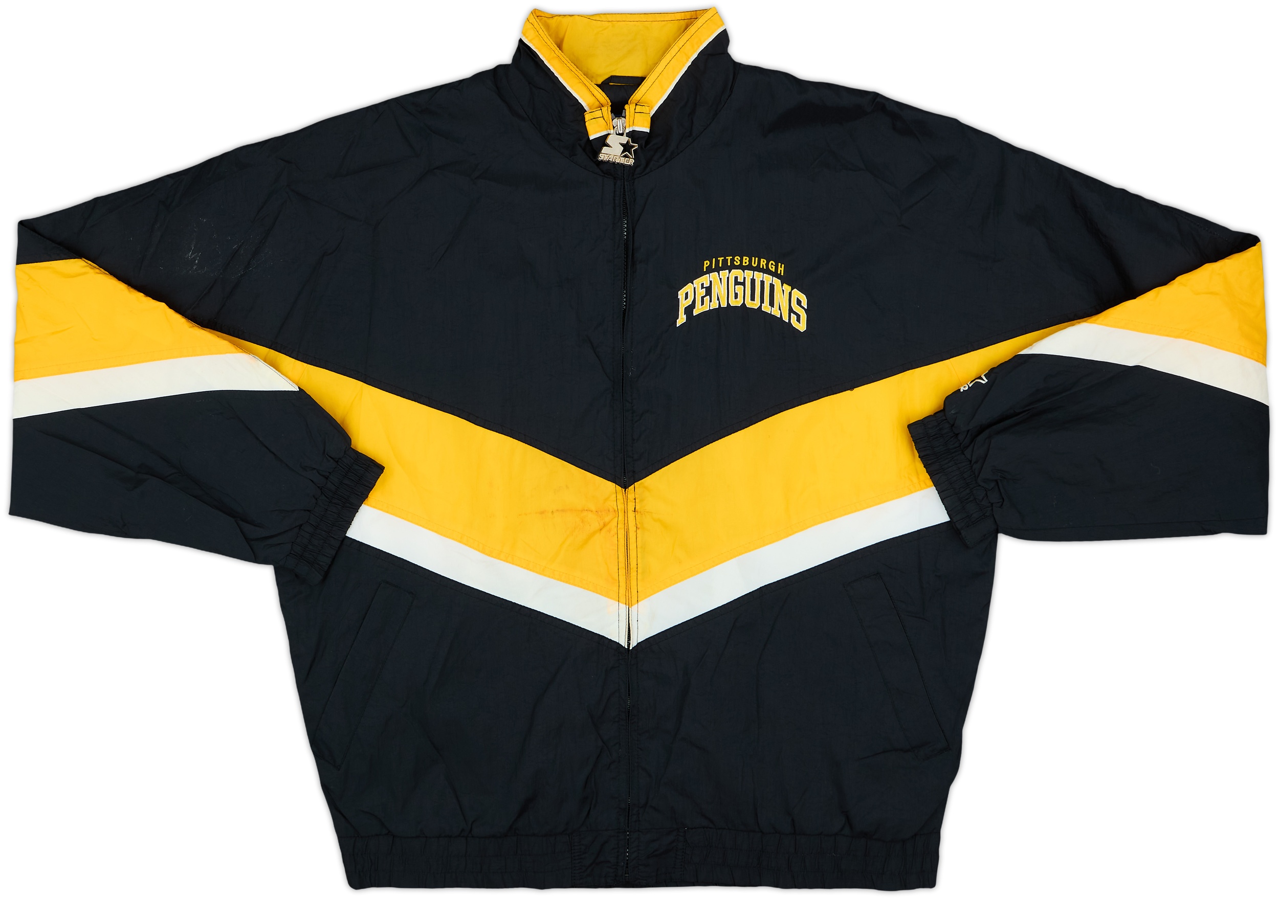 1990s Pittsburgh Penguins Starter Rain Jacket - 7/10 - (L)