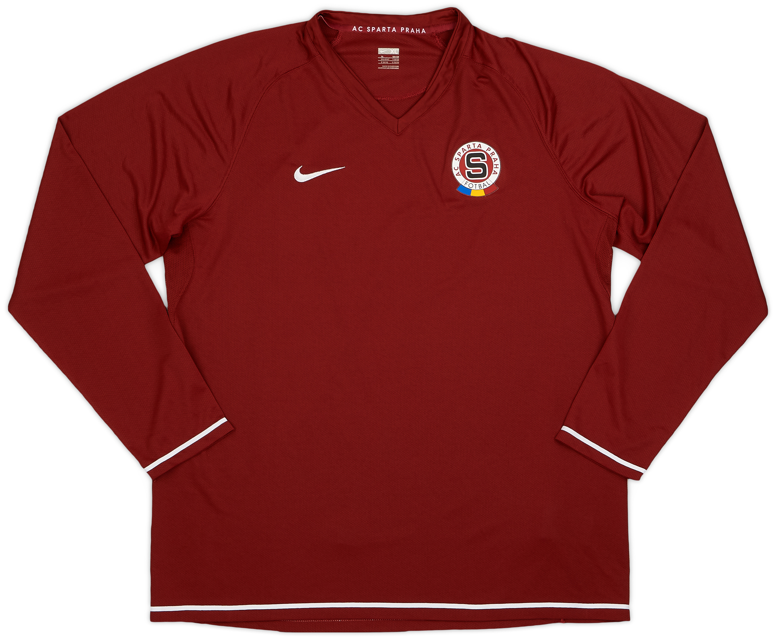 2008-09 Sparta Prague Home L/S Shirt - 9/10 - (XL)
