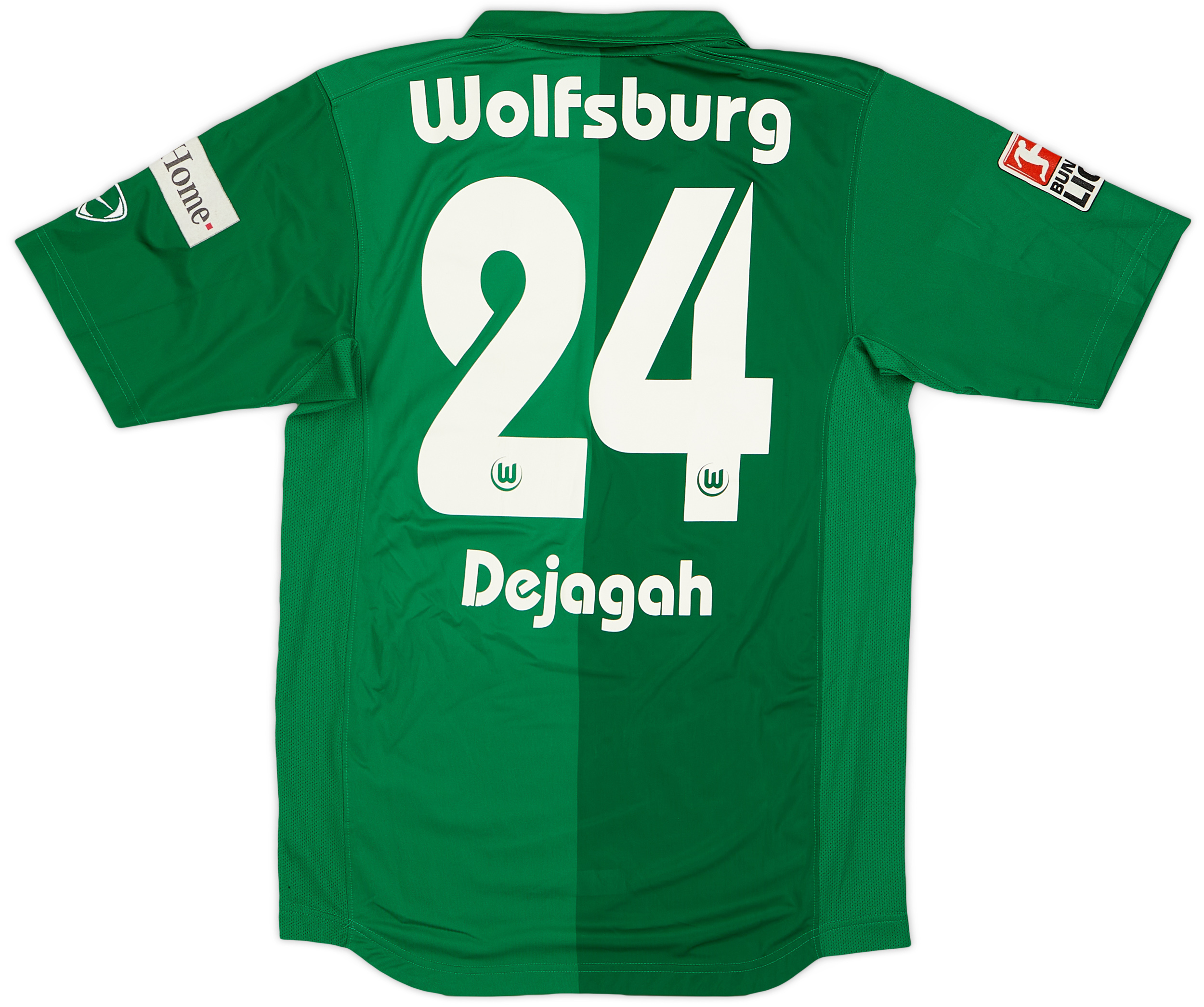 09-10 vintage CL WOLFSBURG HASEBE 13番 VfL Wolfsburg 2009-10 Third Kit