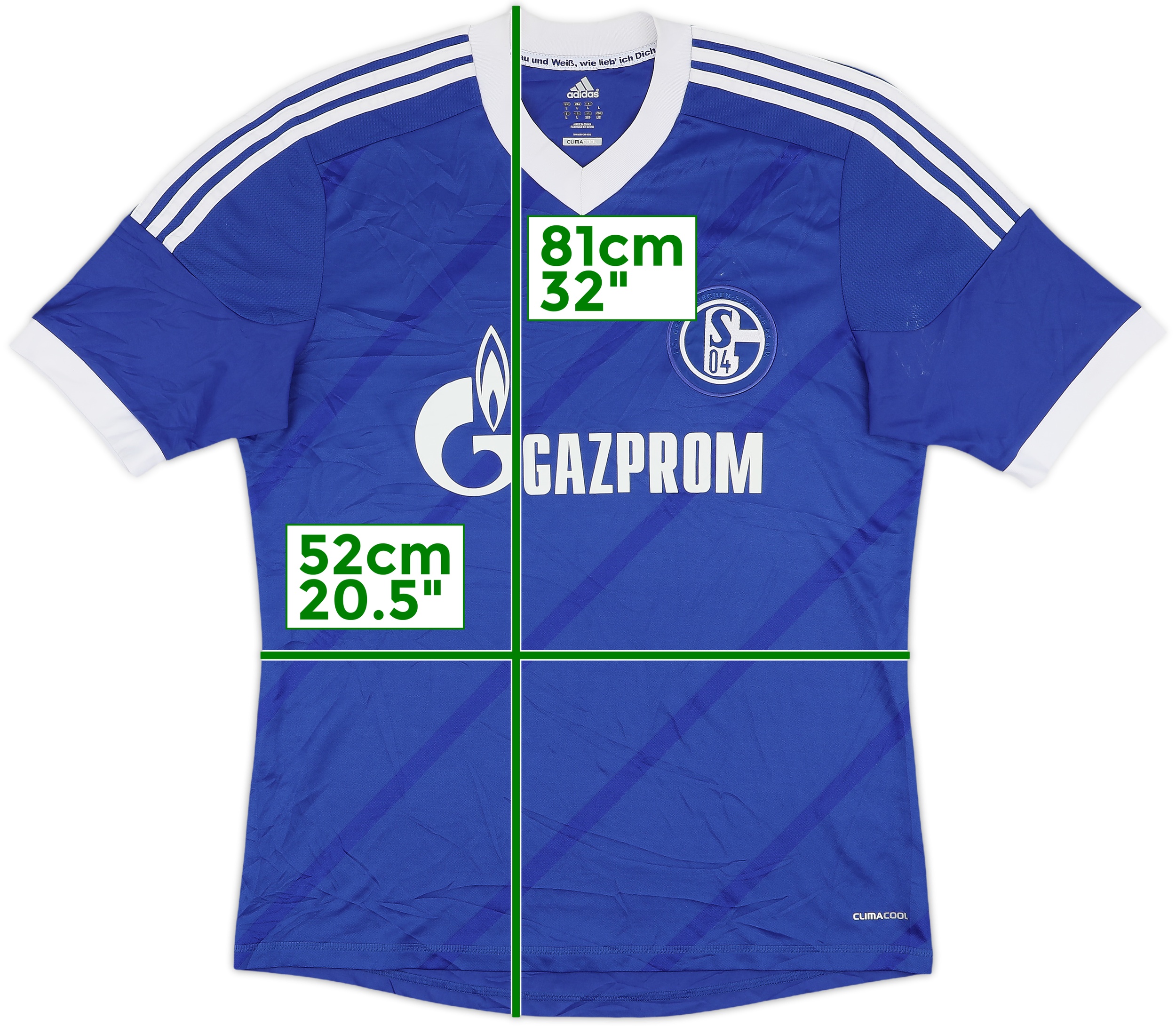 FC Schalke 04 1998 - 2000 Home Shirt football Adidas #10