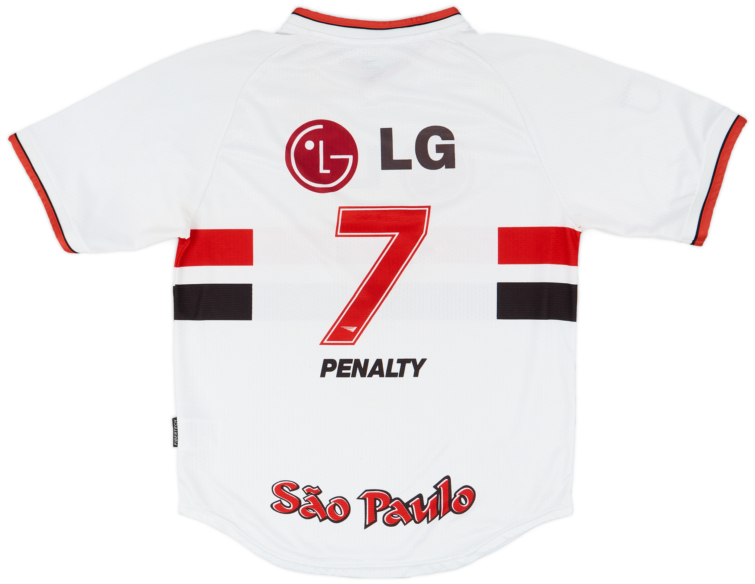 2001-02 Sao Paulo Home Shirt #7 - 9/10 - (M)