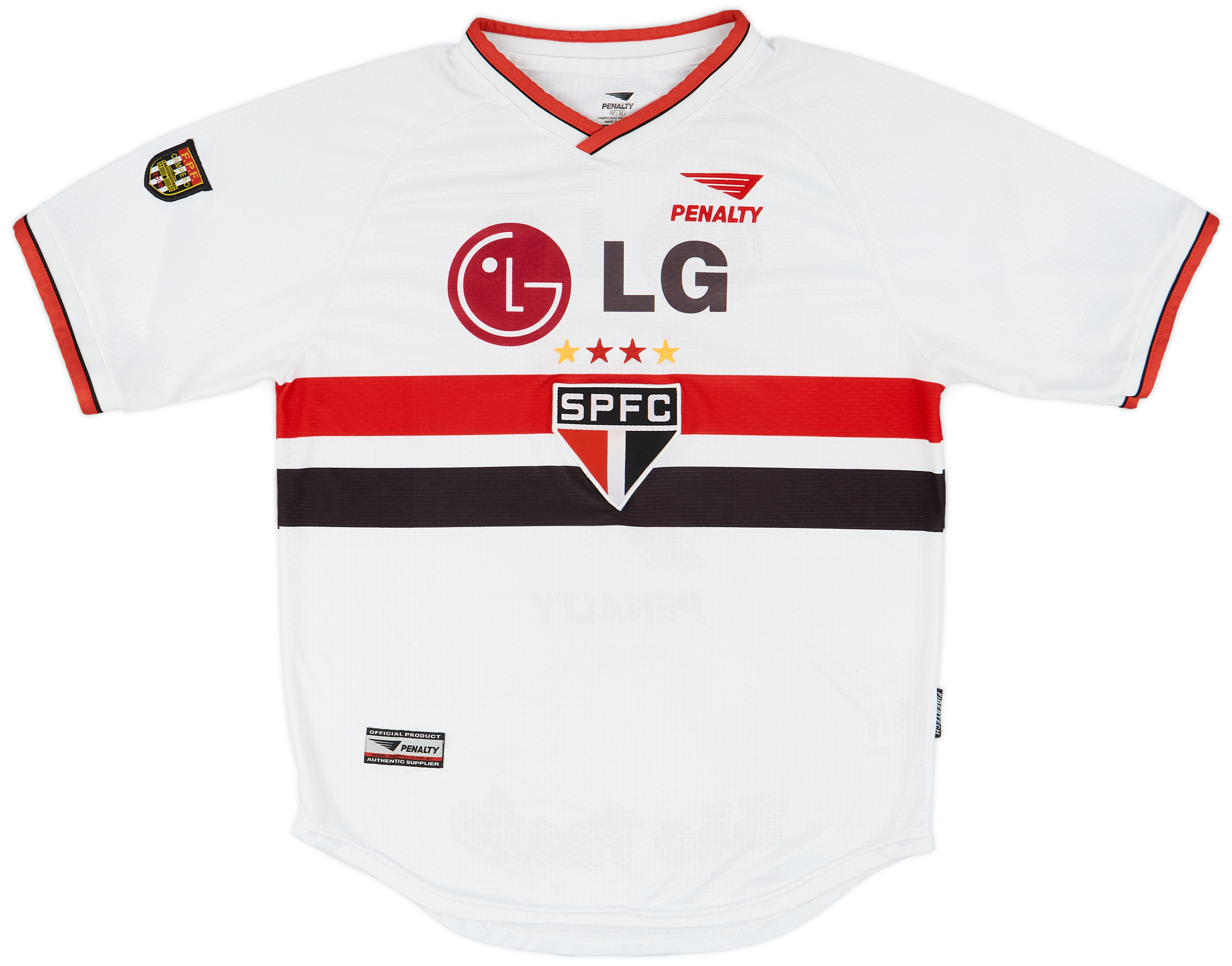 2001-02 Sao Paulo Home Shirt #7 - 9/10 - (M) 2001-02 Sao Paulo Home Shirt #7 - 9/10 - (M)
