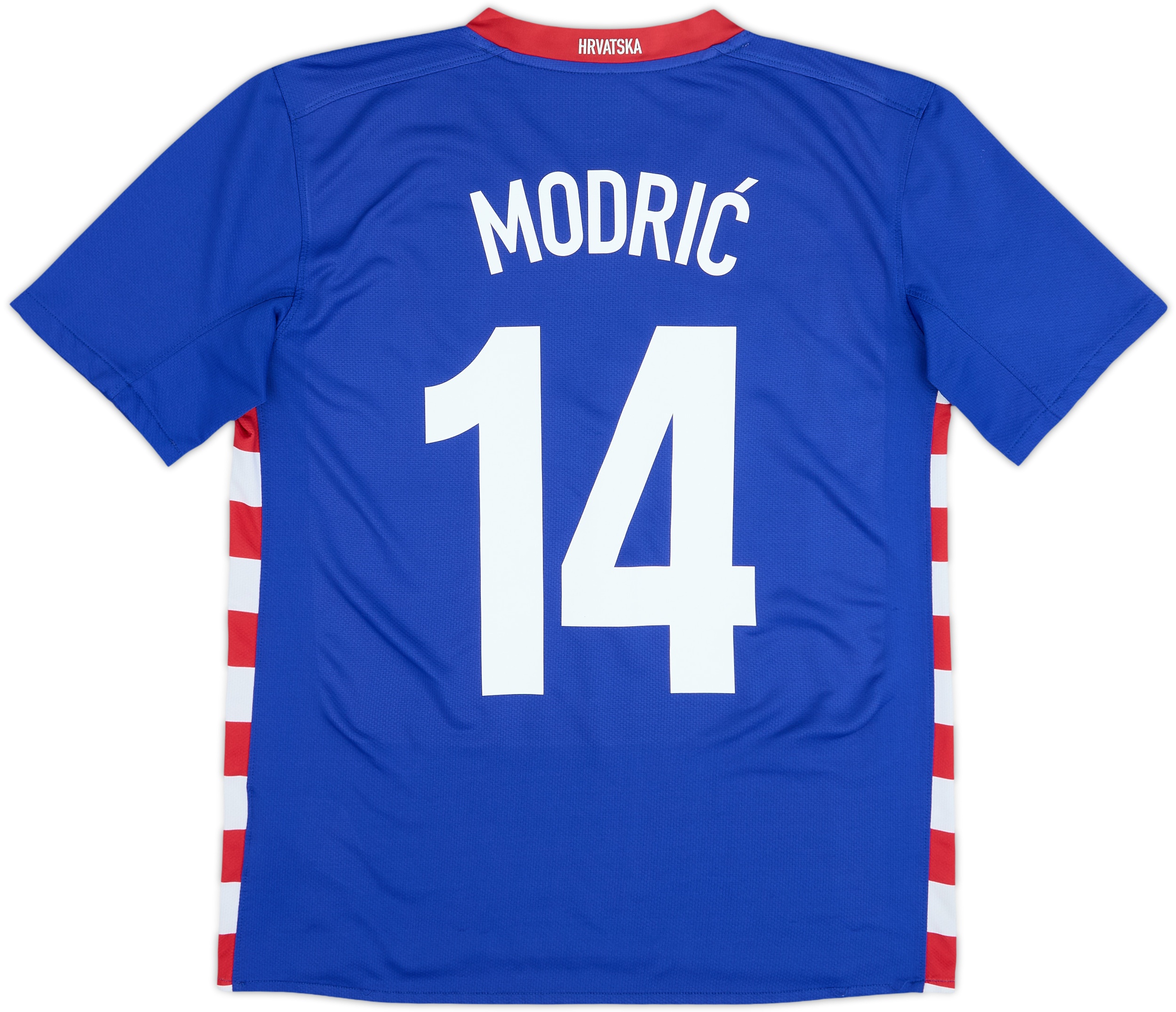 2007-09 Croatia Away Shirt Modric #14 - 6/10 - (S)