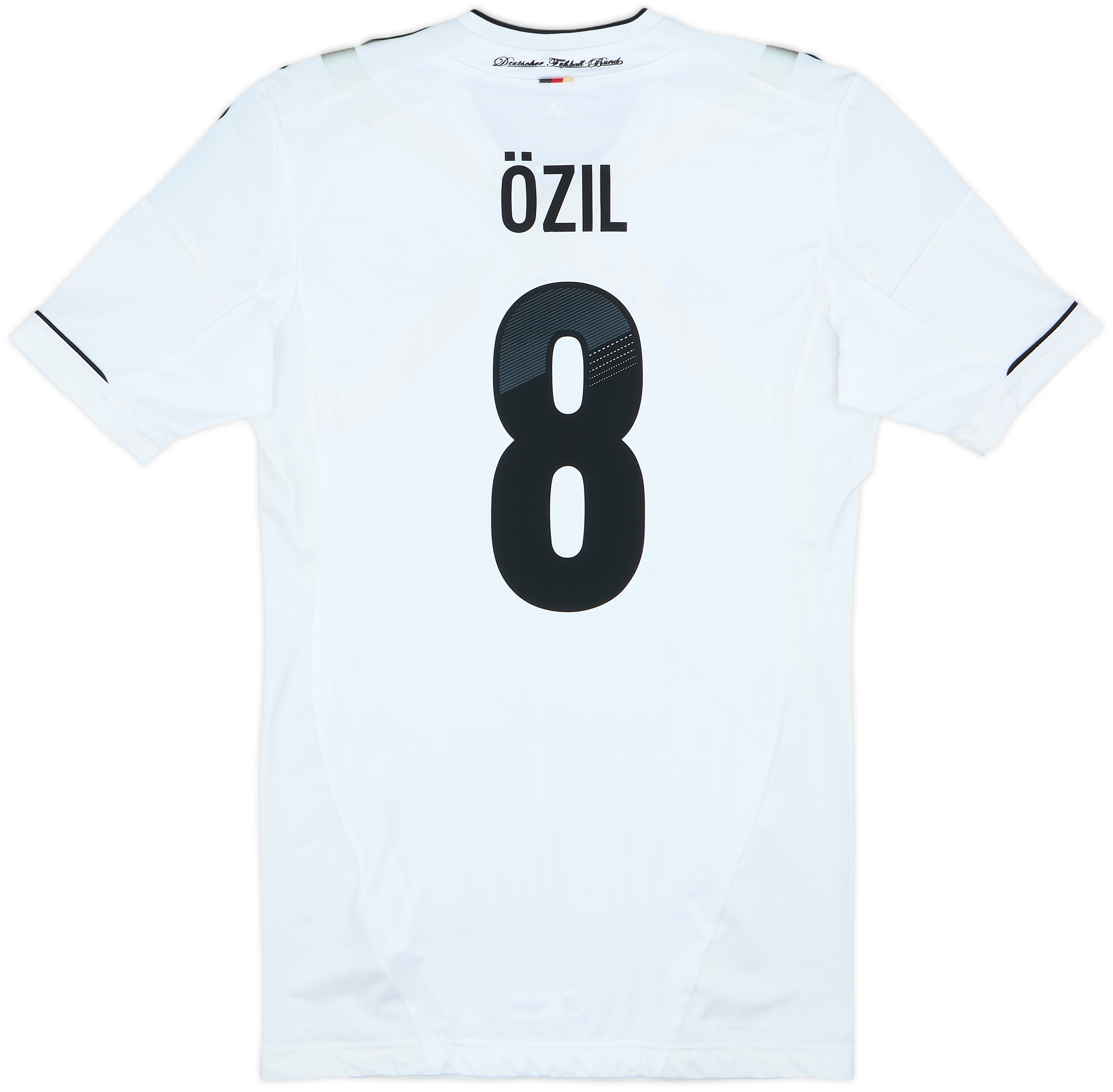 2012-13 Germany Player Issue Techfit Home Shirt Ozil #8 - 5/10 - (L)