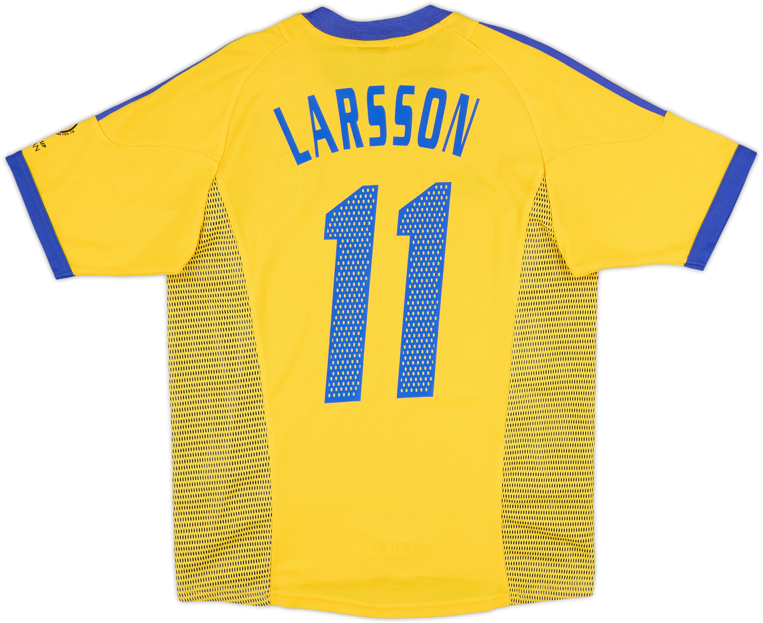2002-03 Sweden Home Shirt Larsson #11 - 9/10 - (S)
