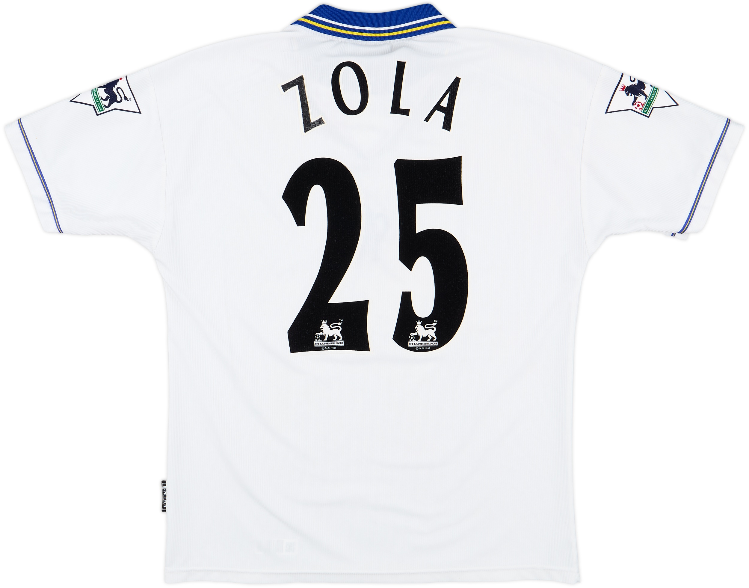 1998-00 Chelsea Away Shirt Zola #25 - 8/10 - (M)