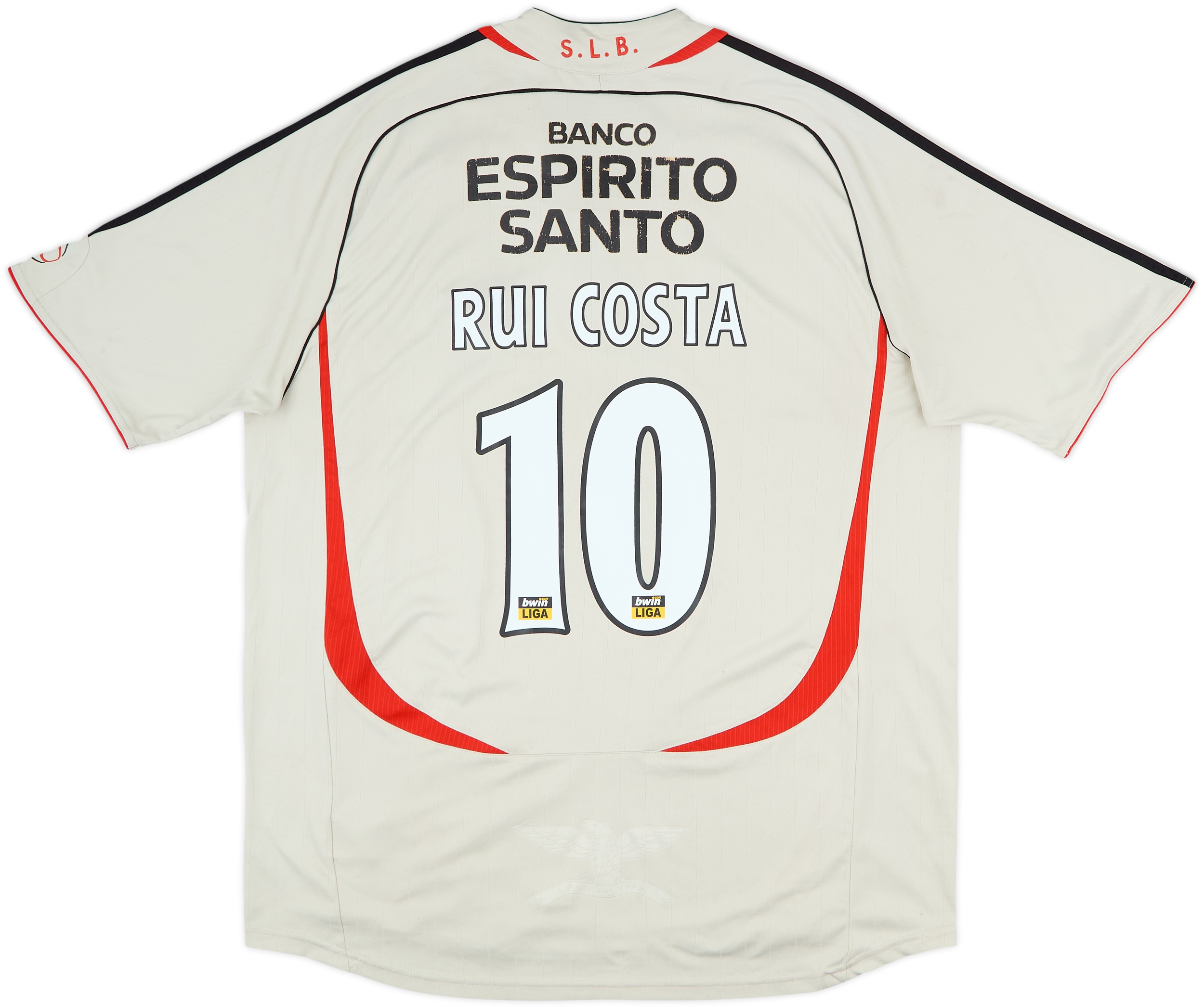 2006-07 Benfica Away Shirt Rui Costa #10 - 6/10 - (XL)