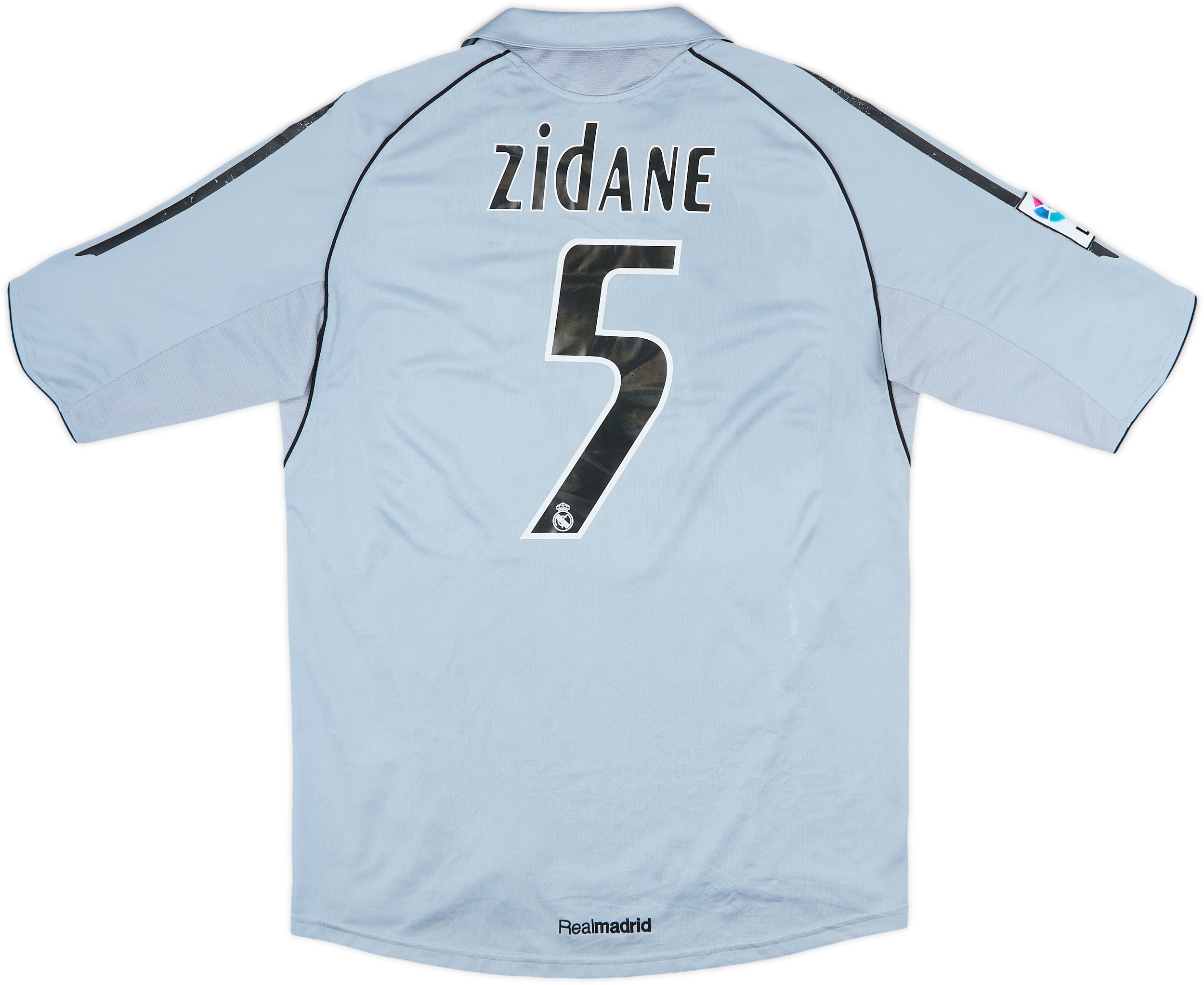 正規品 激レア RealMadrid zidane #5 長袖 2003-04 Real Madrid Home Shirt Zidane #5 - 5/10 - (M)