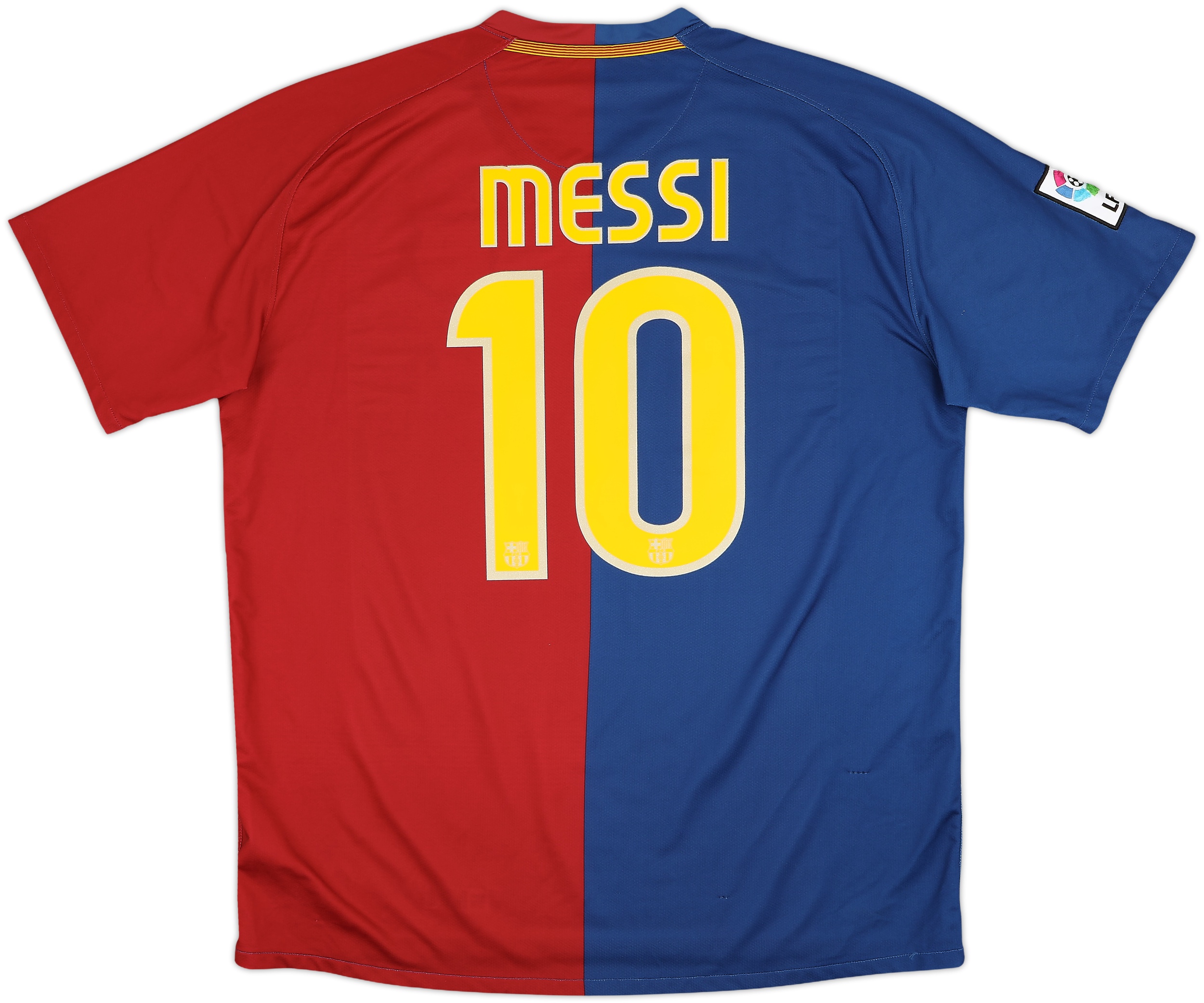 希少 FCバルセロナ 07-08 カンプノウ50周年記念 メッシ19番 ブルーL