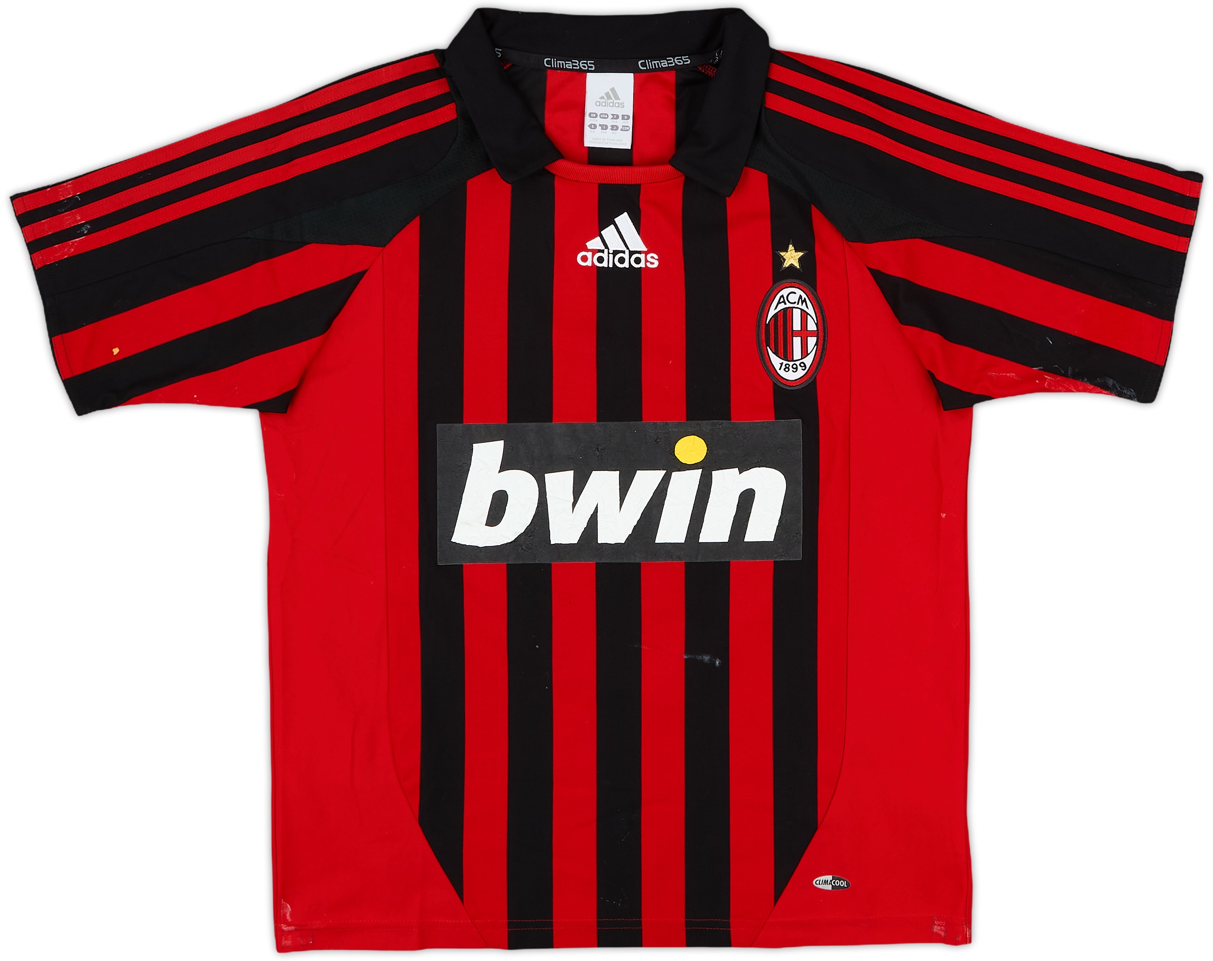 2007-08 AC Milan Home Shirt Pato #7 - 5/10 - (L.Boys)