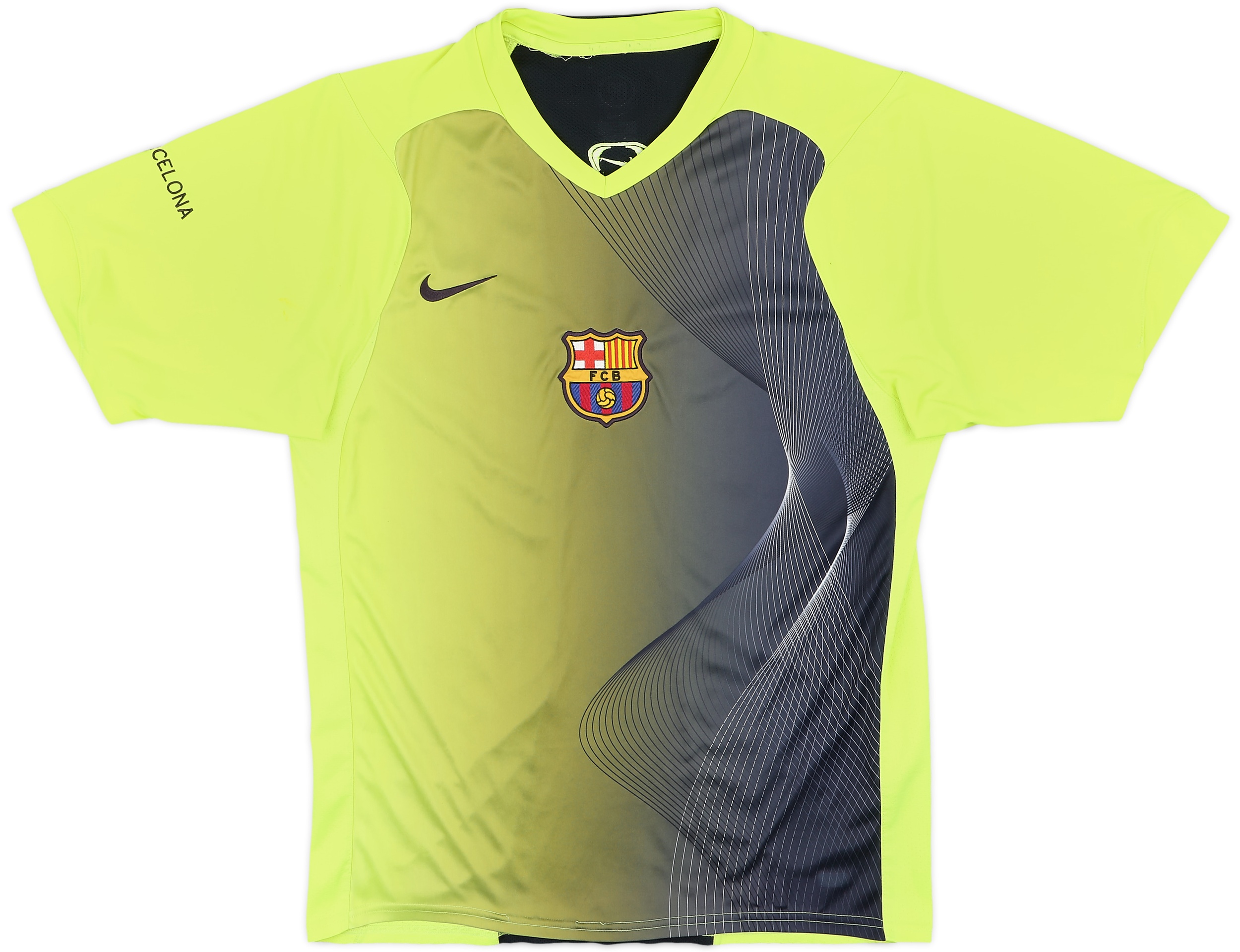 2006-07 Barcelona Nike Training Shirt - 8/10 - (L)