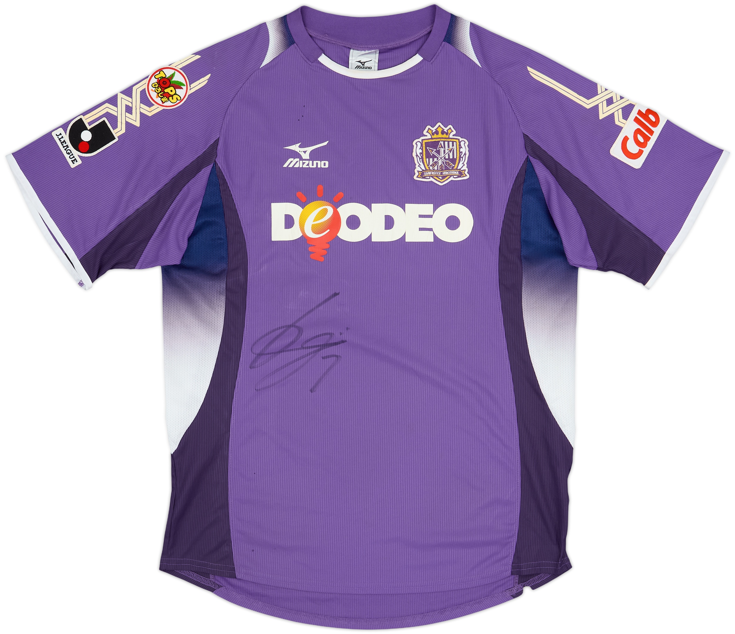 SANFRECCE HIROSHIMA FC 30周年記念シャツ 2007-08 Sanfrecce Hiroshima Signed Home Shirt - 7/10 - (M)