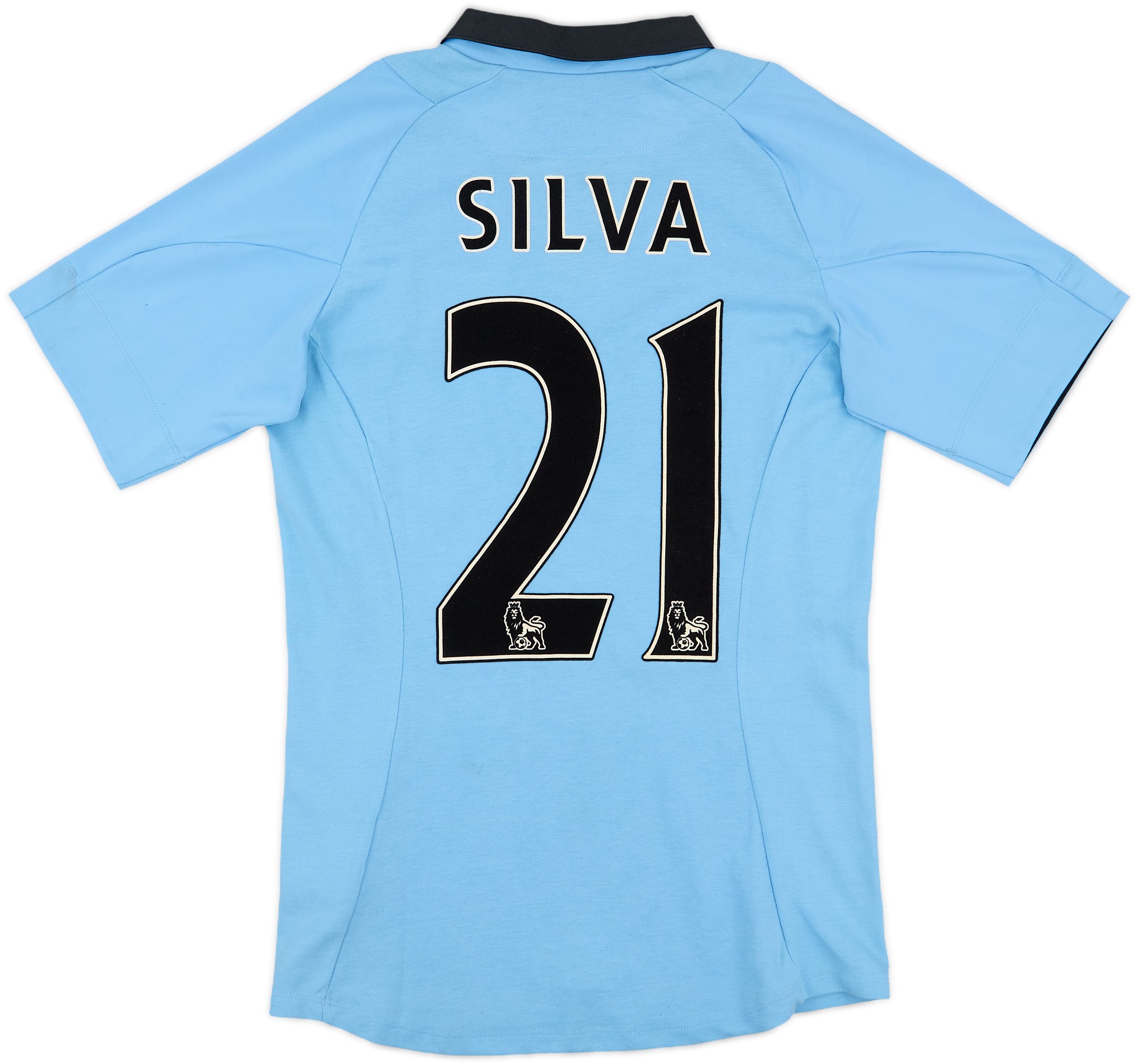 2012-13 Manchester City Home Shirt Silva #21 - 6/10 - (S)