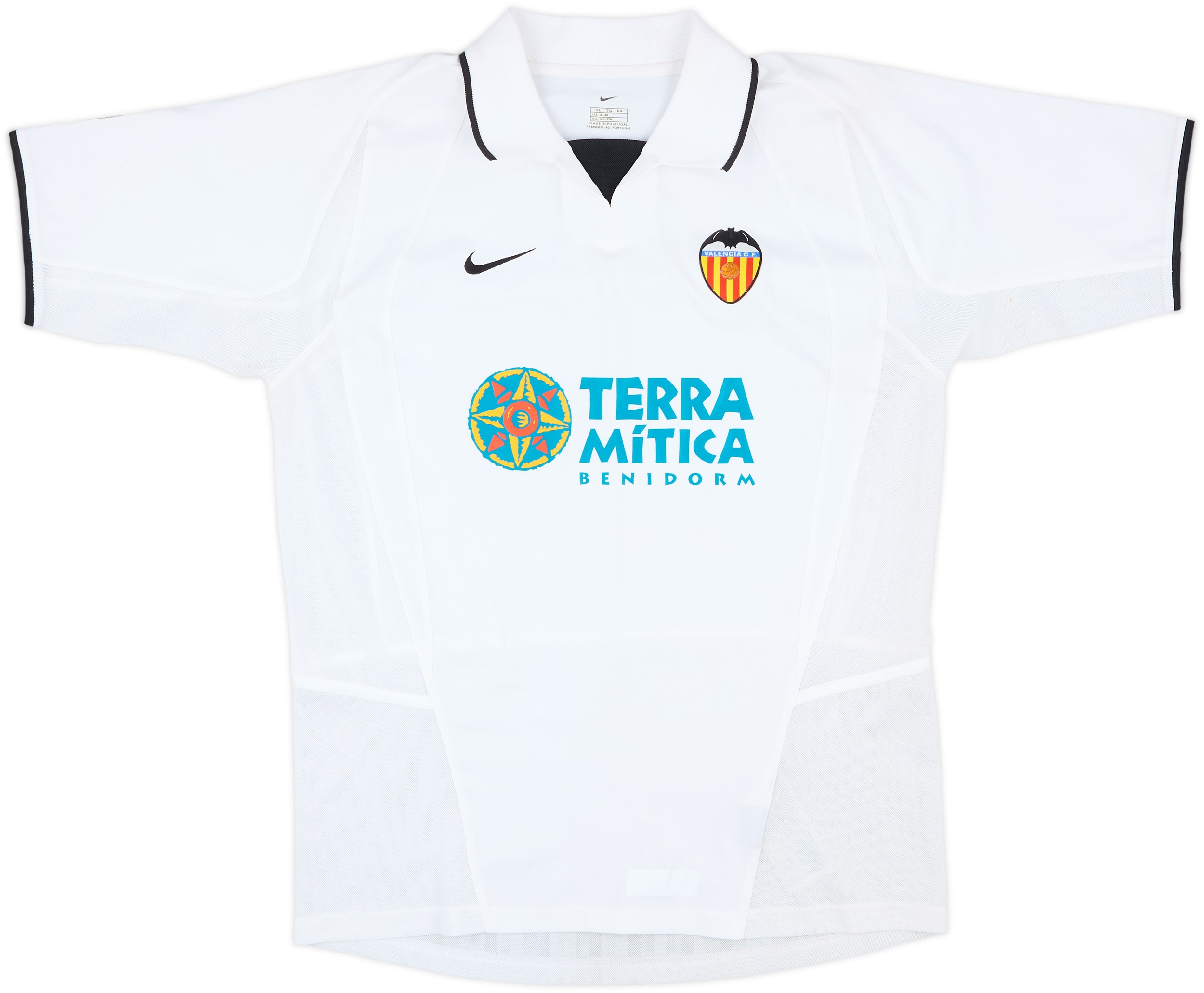 2002-03 Valencia Home Shirt - 8/10 - (XL.Boys)