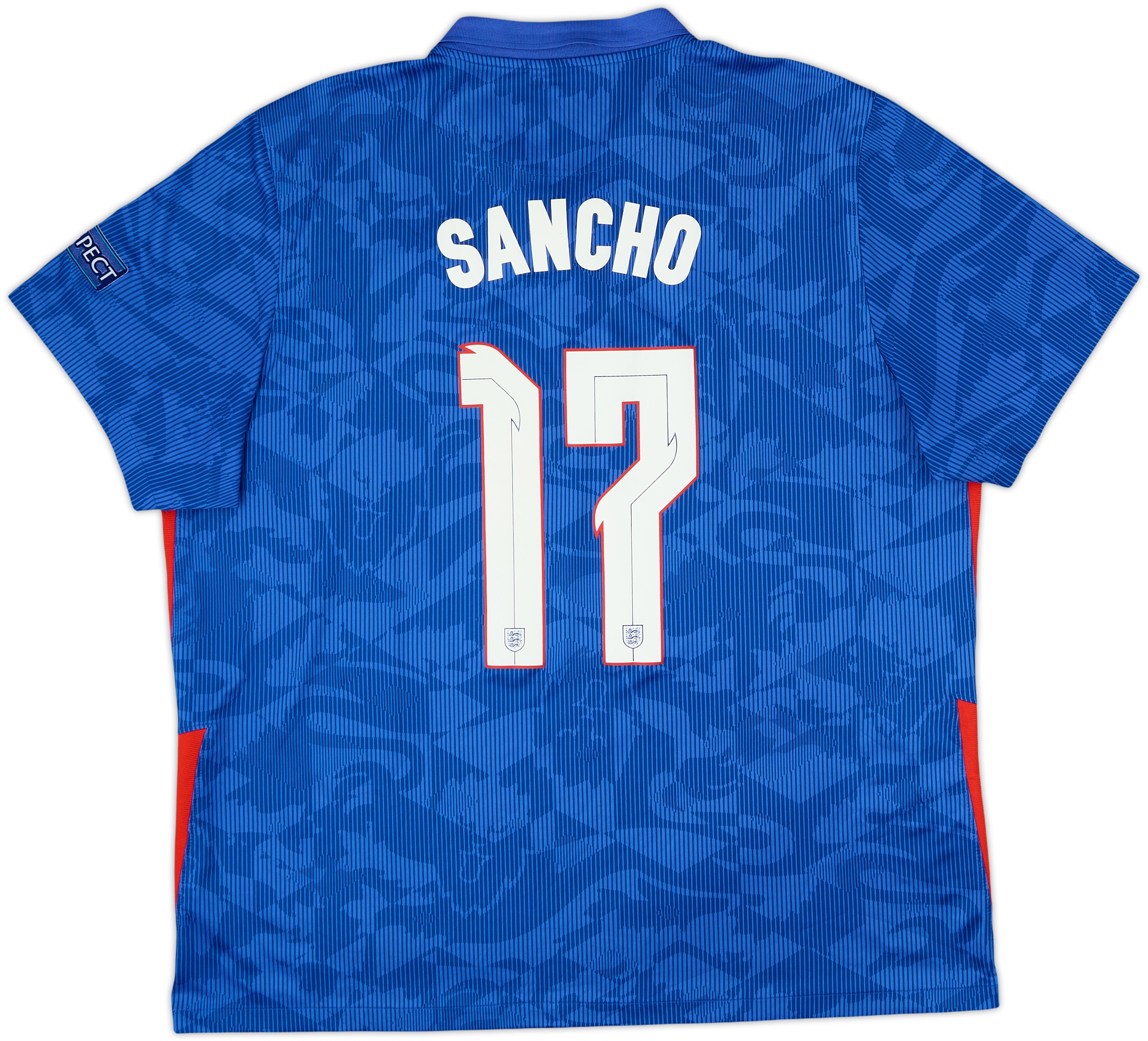 マンチェスター・ユナイテッド 19-20ワンビサカ シャツ　UKサイズL 2020-21 England Away Shirt Sancho #17 - 8/10 - (XXL)