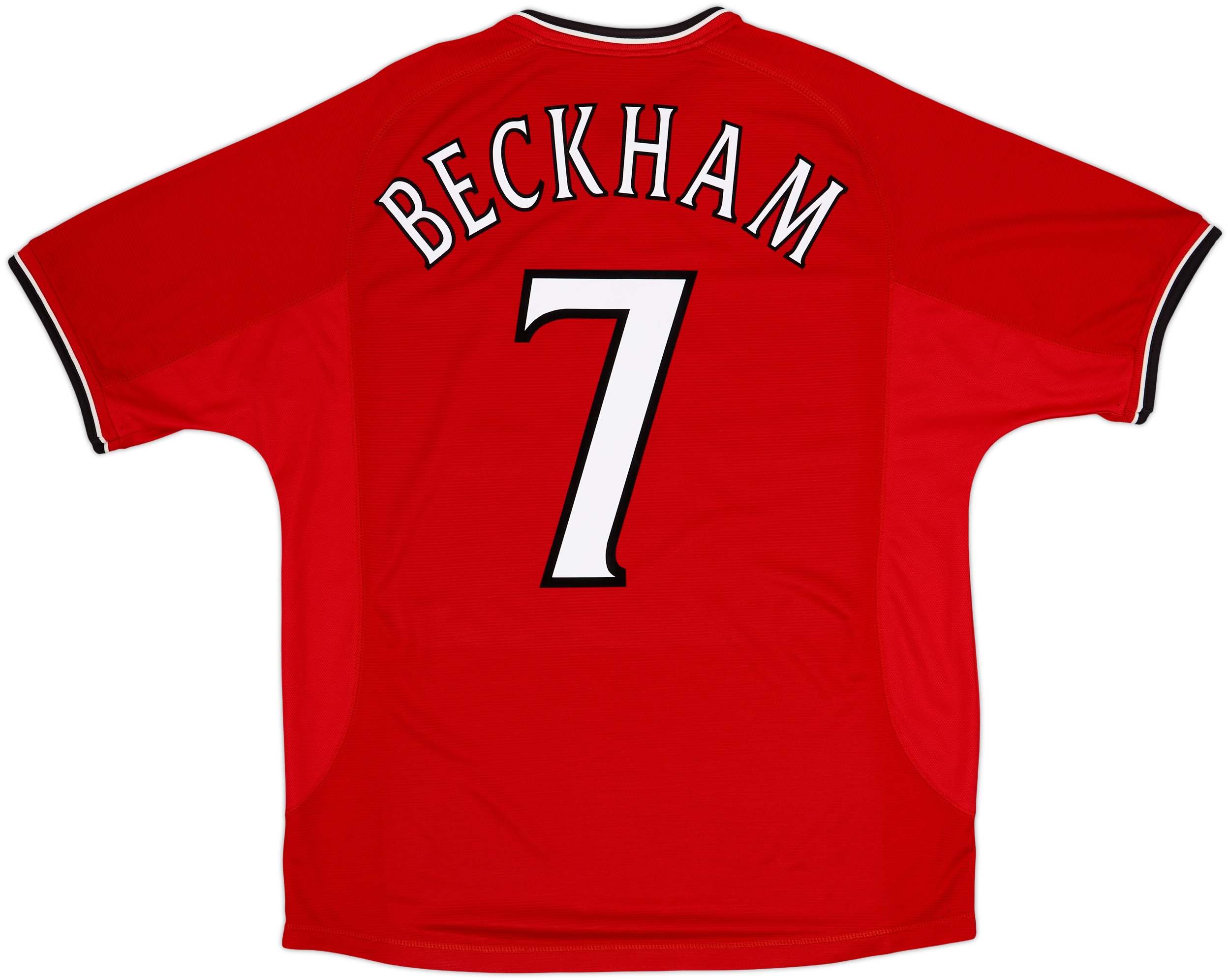 2000-02 Manchester United Home Shirt Beckham #7 - 6/10 - (L)