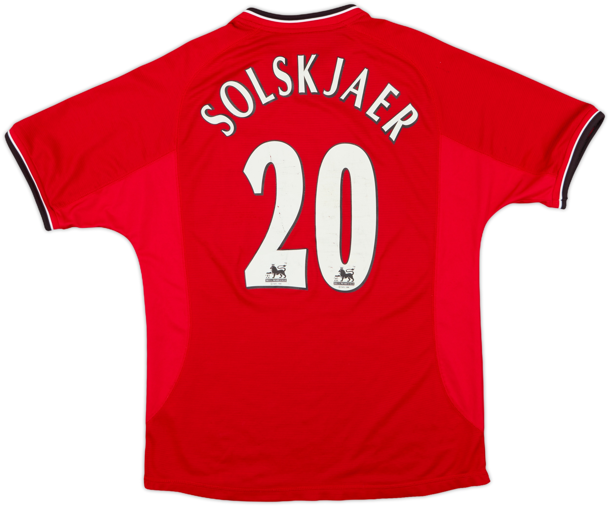2000-02 Manchester United Home Shirt Solskjaer #20 - 6/10 - (M)