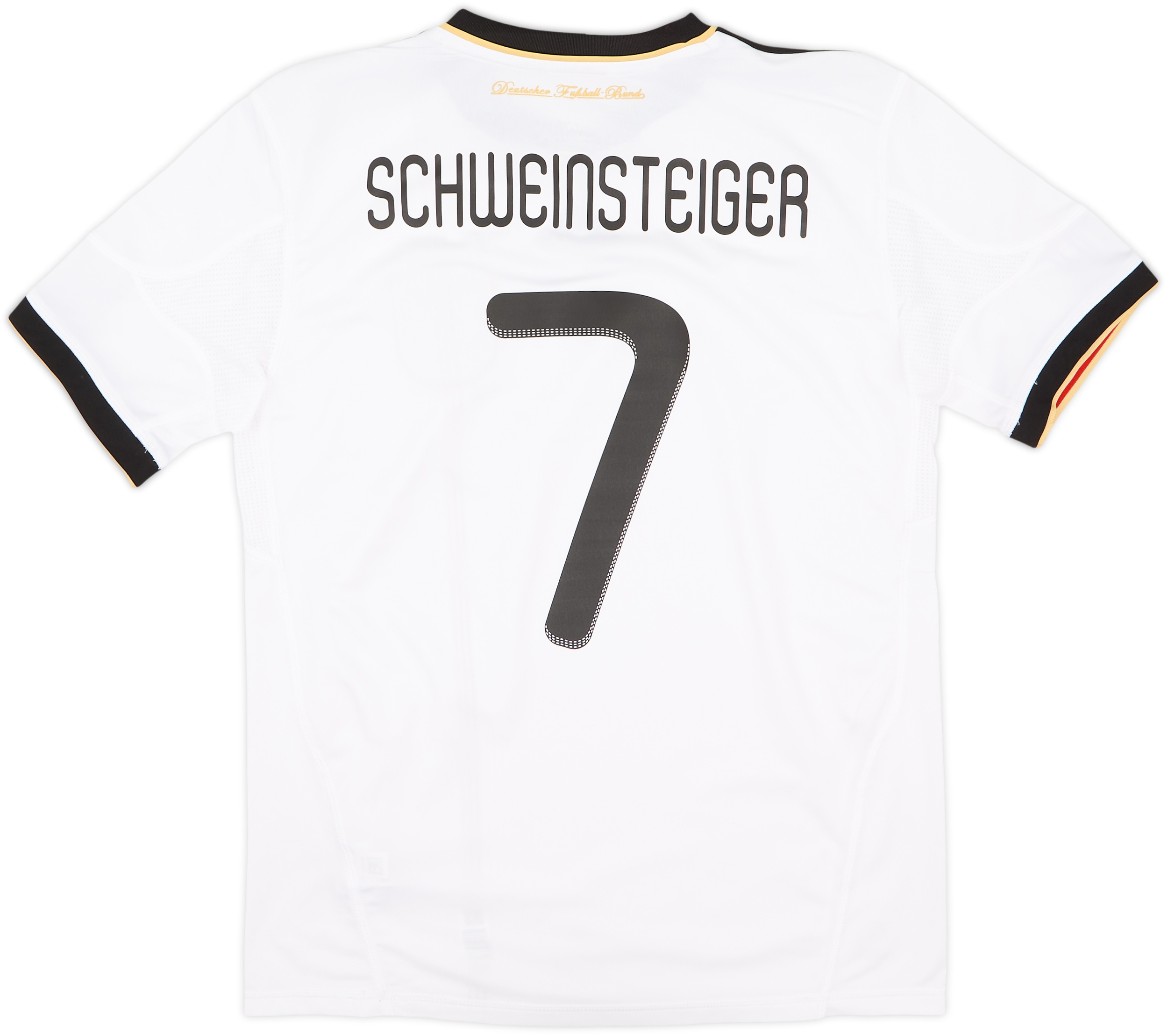希少】ドイツ代表 2010W杯 ホームユニフォーム シュバインシュタイガー 7 2010-11 Germany Home Shirt Schweinsteiger #7 - 8/10 - (XL.Boys)