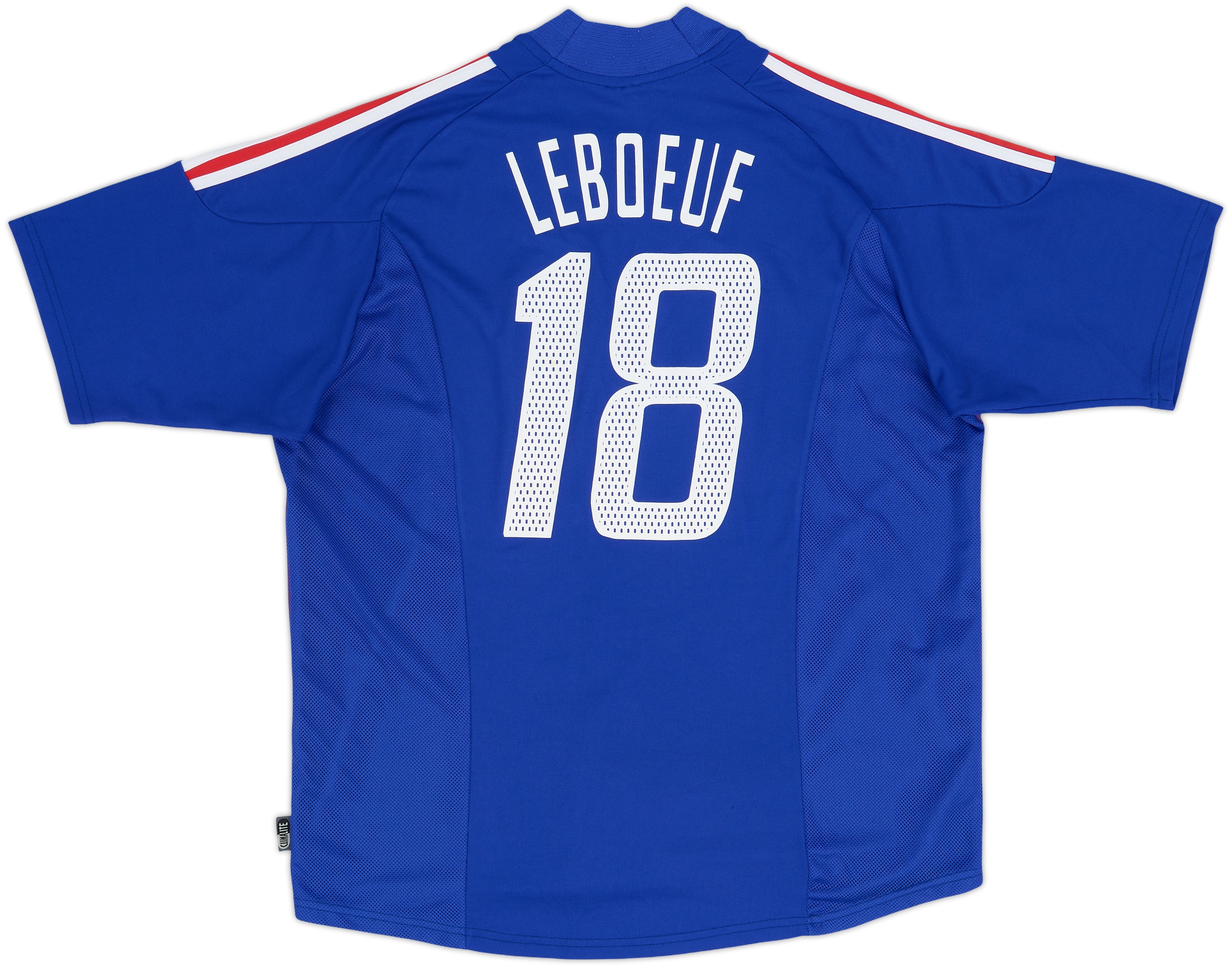 2002-04 France Home Shirt Leboeuf #18 - 7/10 - (XL)