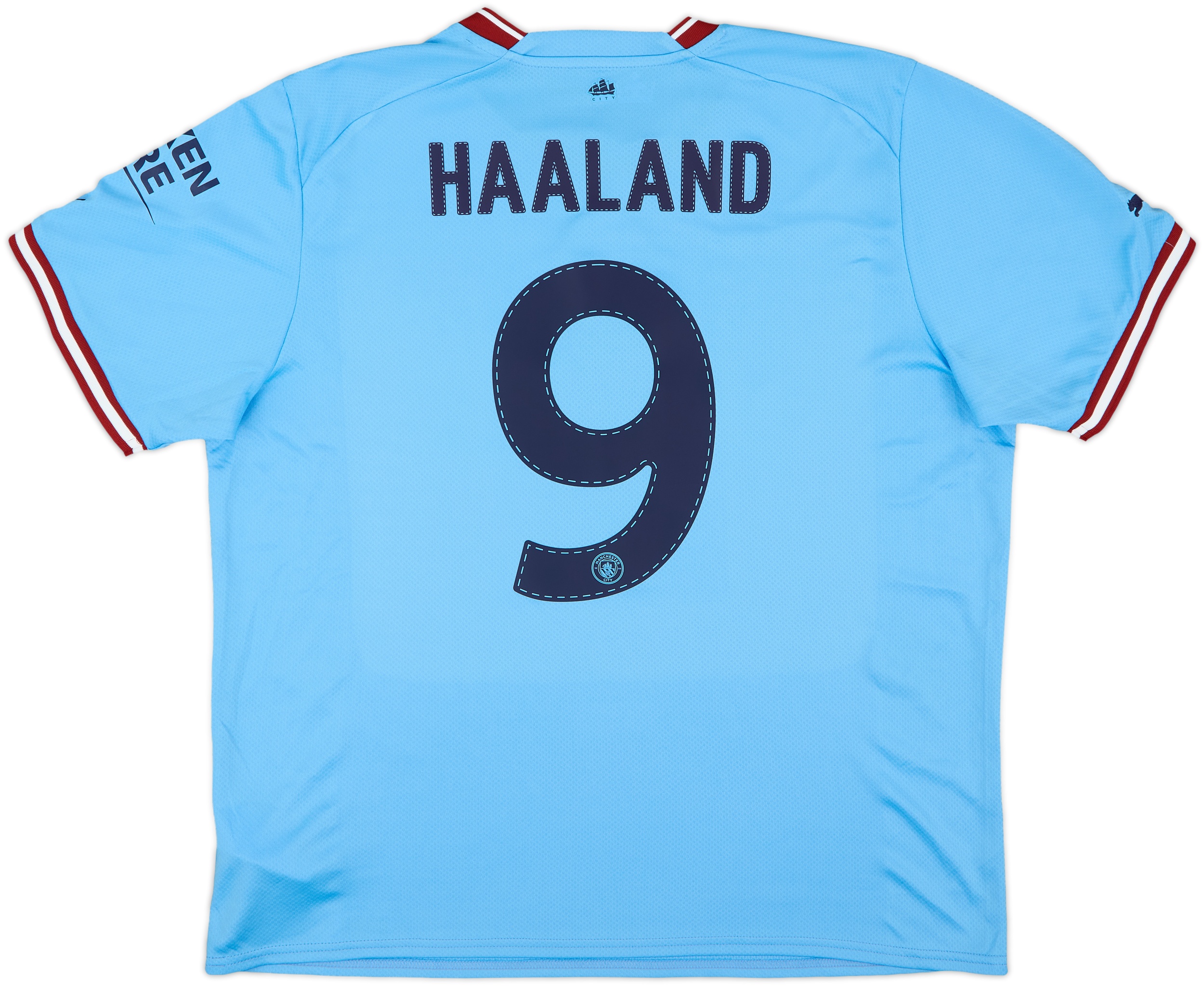 2022-23 Manchester City Home Shirt Haaland #9 - 10/10 - (XL)