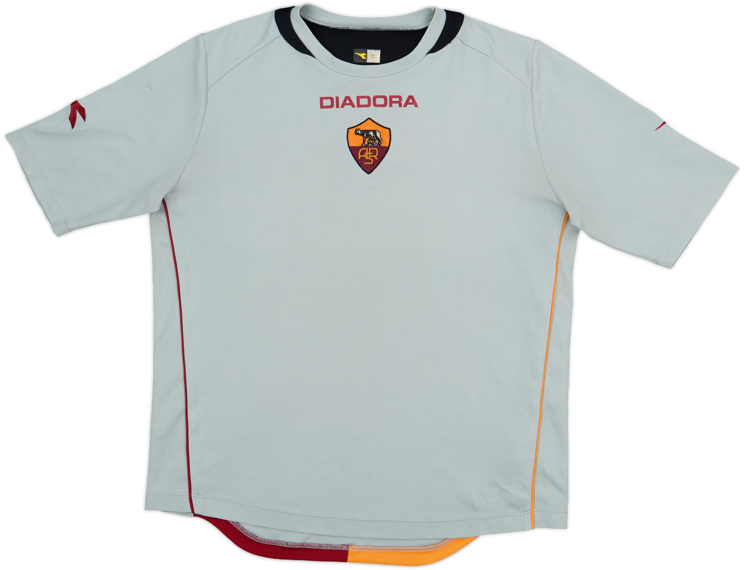 2006-07 Roma Diadora Training Shirt - 7/10 - (XL)