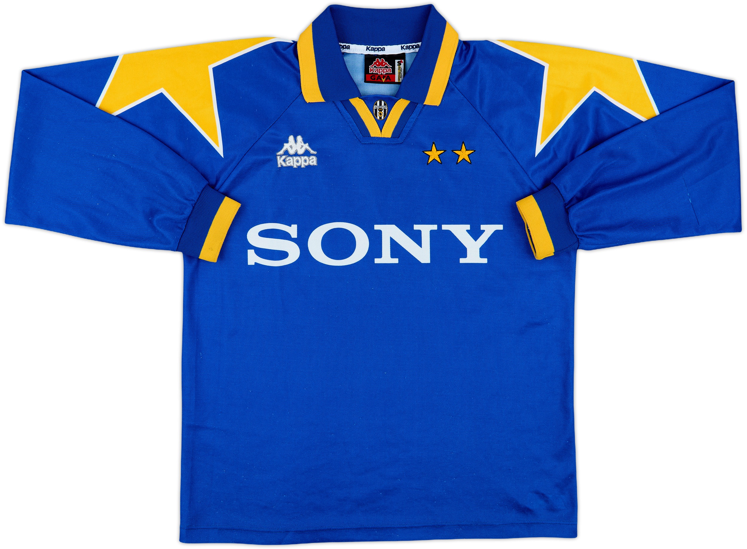 1995-96 Juventus Away L/S Shirt - 7/10 - (S)