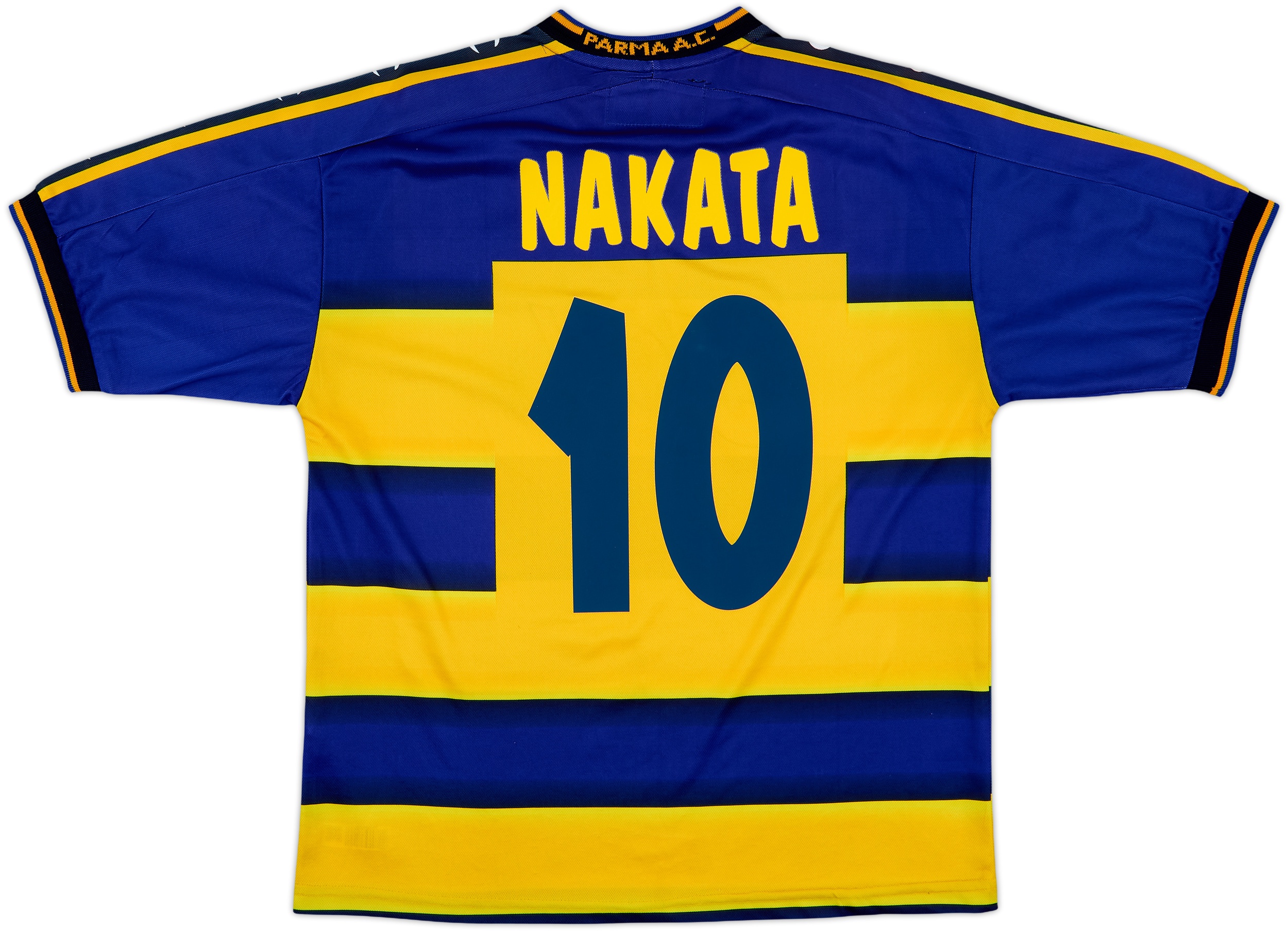 PARMA A.C. NAKATA 10 ユニフォーム 2001-02 Parma Home Shirt Nakata #10 - 8/10 - (M)