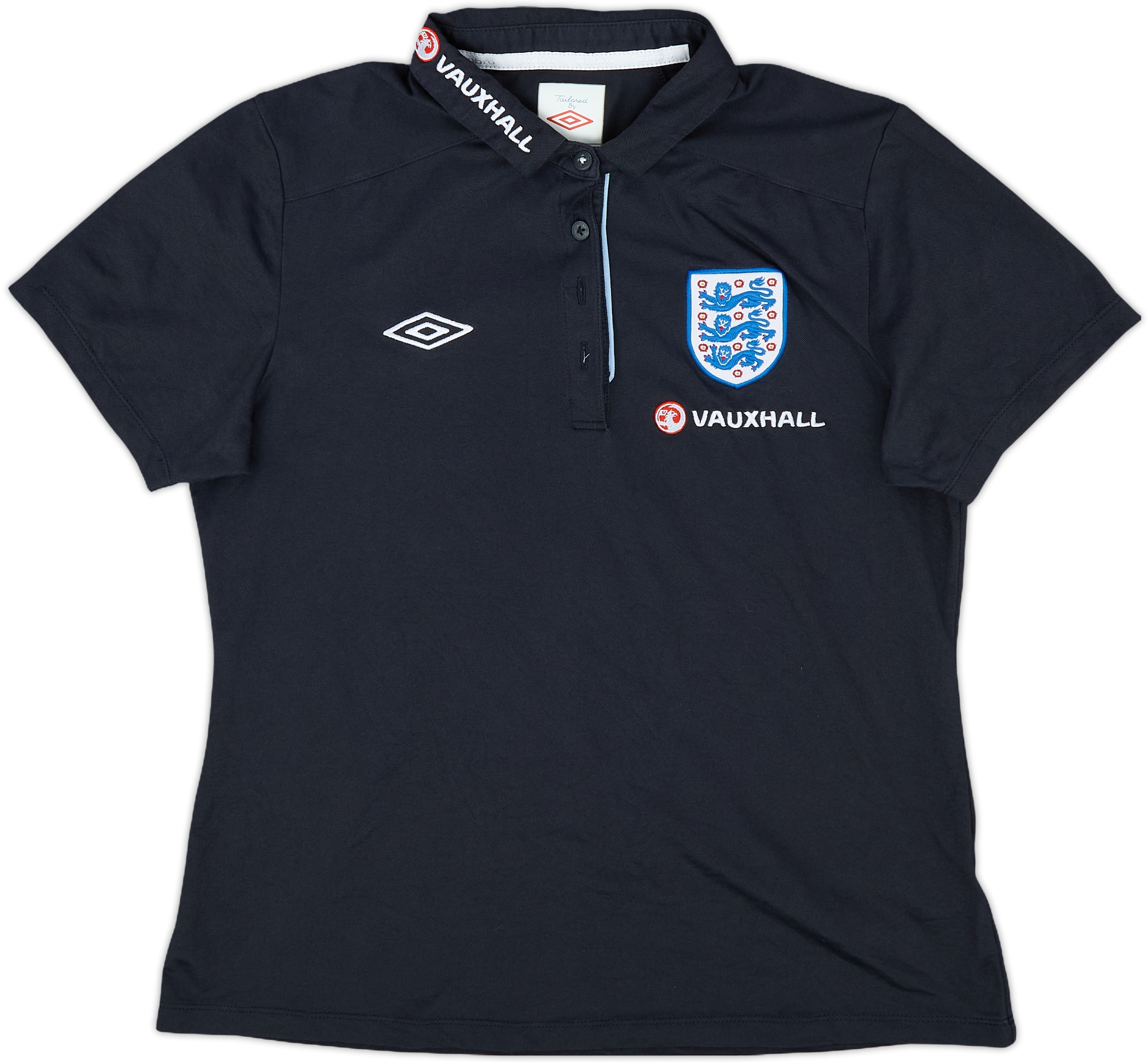 2010-11 England Umbro Polo Shirt - 9/10 - (Women's M) 2010-11 England Umbro Polo Shirt - 9/10 - (Women's M)
