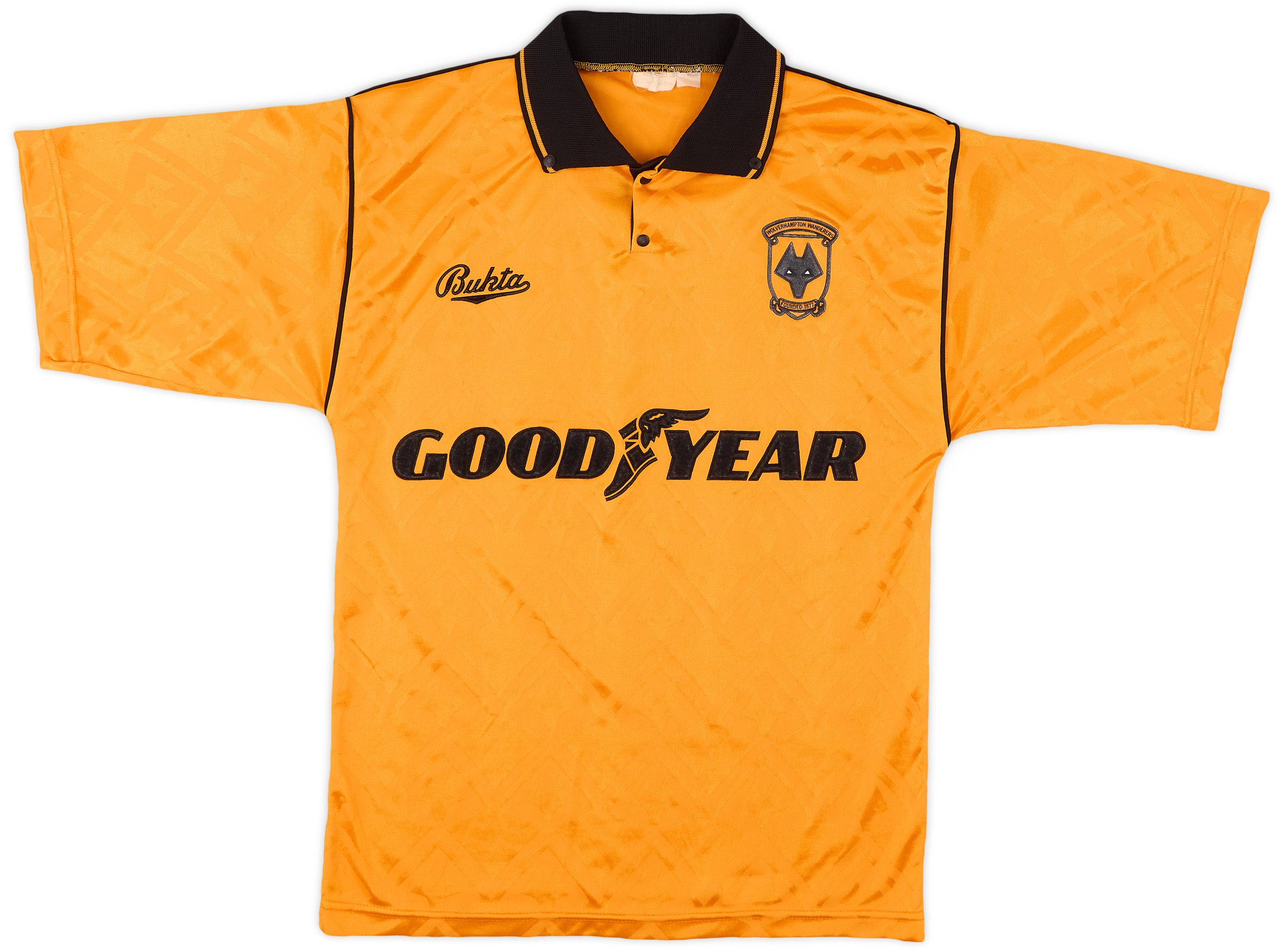Wolves Kit 90s 1990-92 Wolves Home Shirt - 8/10 - (S)