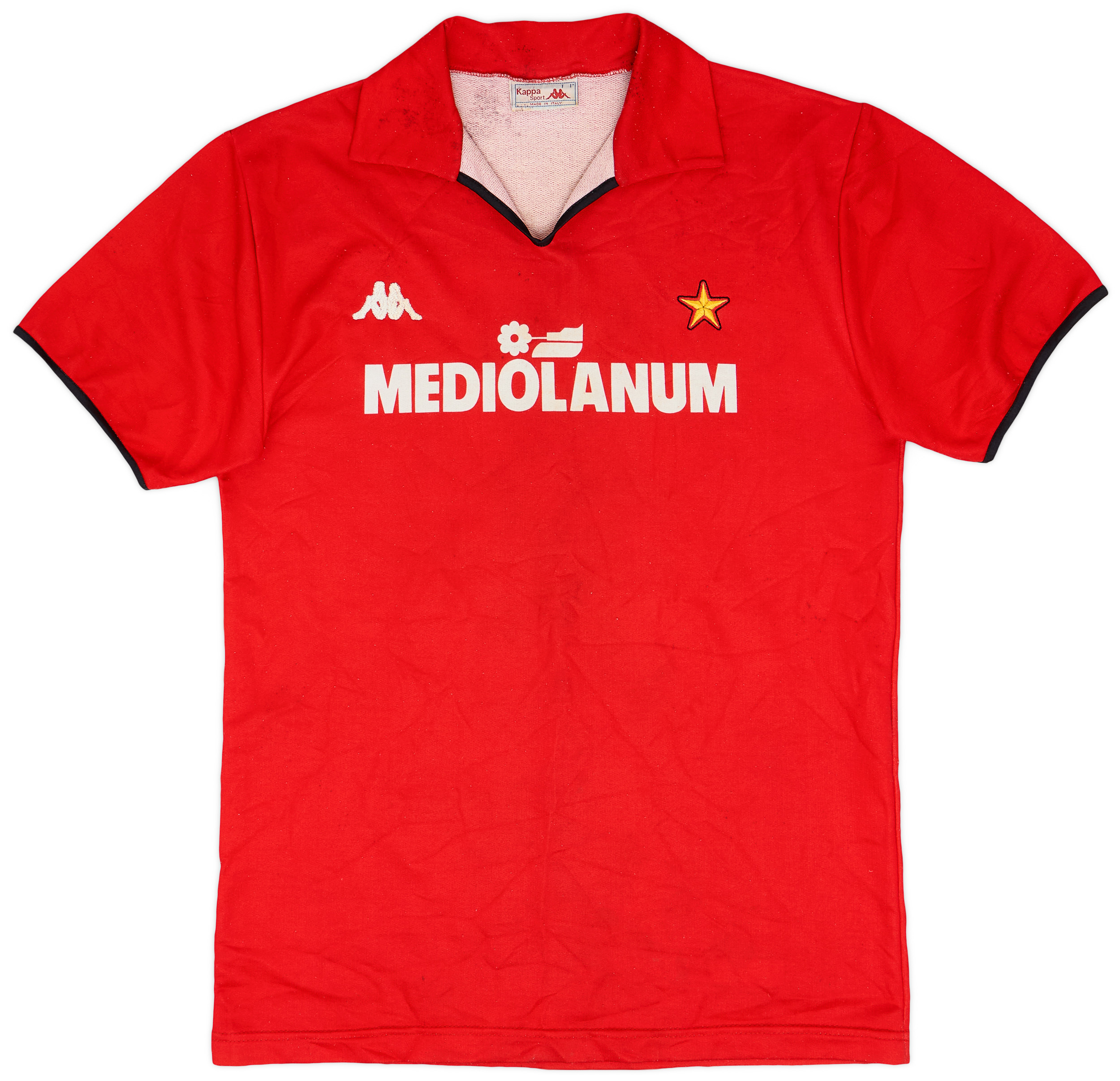 Kappa AC Milan Mediolanum 1987 1988 Home Long Sleeve Shirt